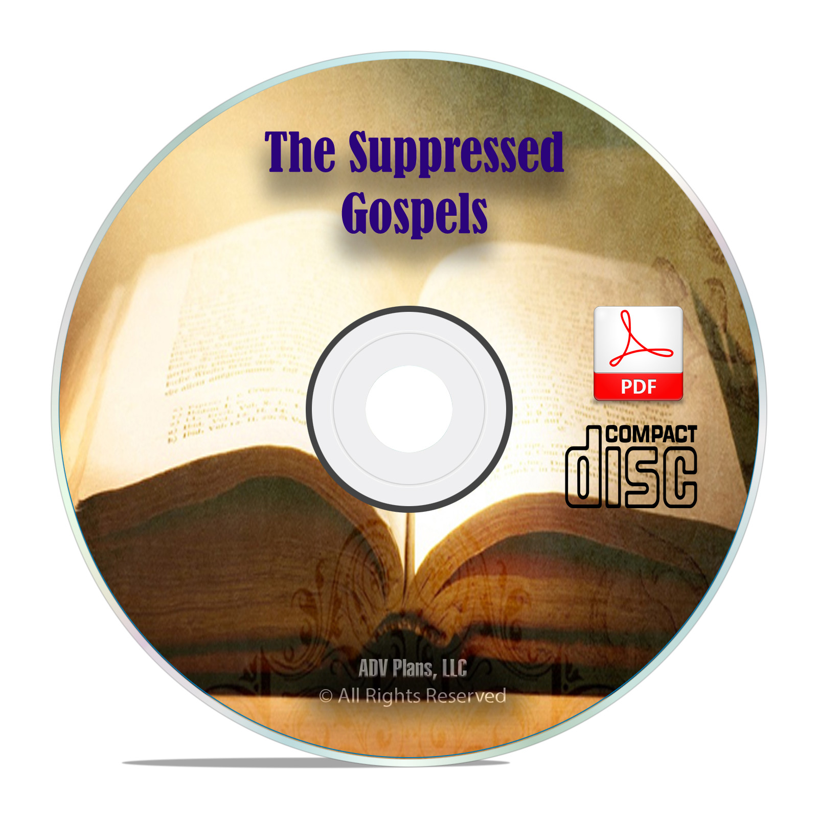 Suppressed Gospels New Testament, Forbidden Lost Books Bible, Complete CD H35