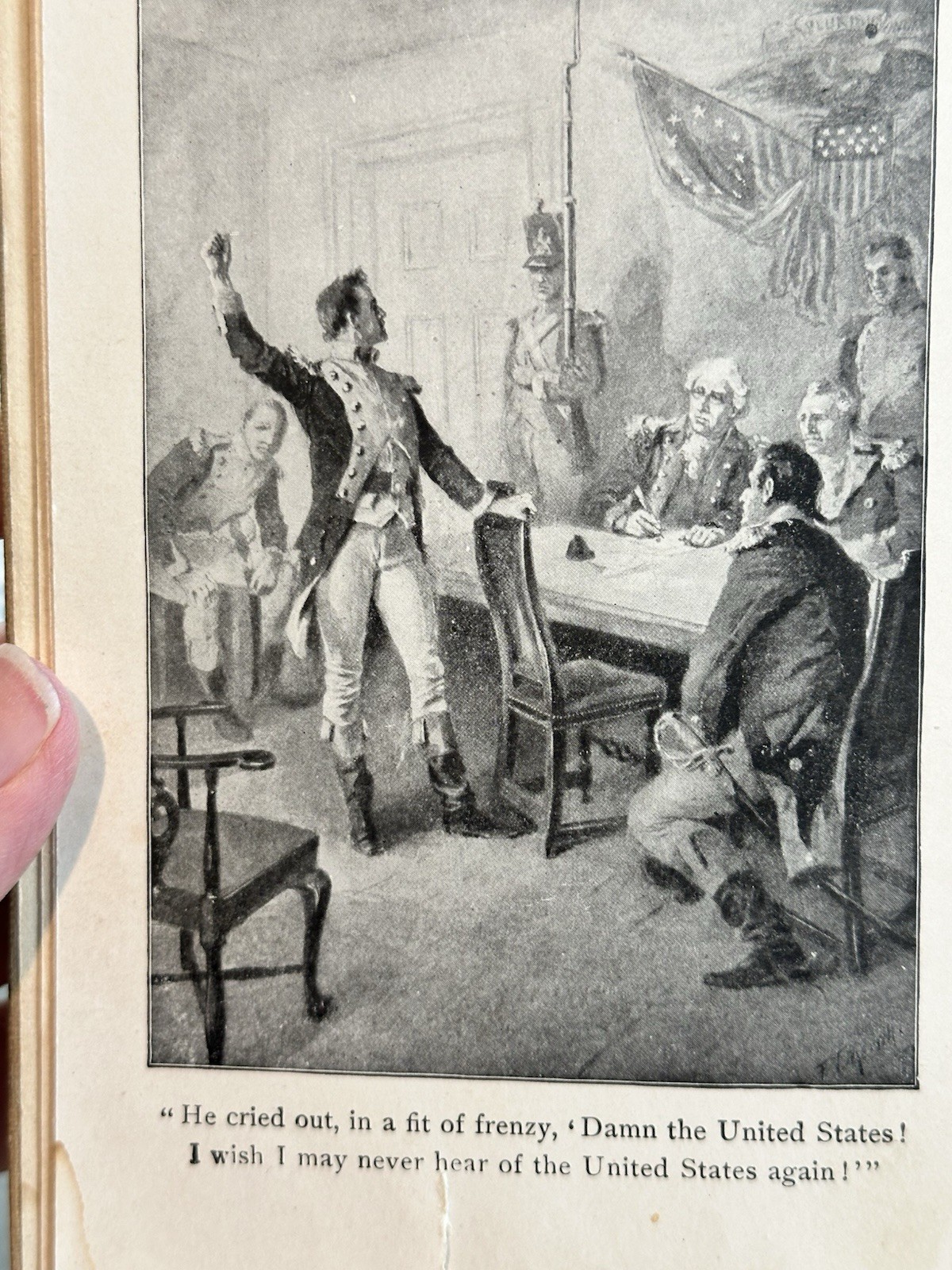 Edward Everett Hale THE MAN WITHOUT A COUNTRY 1905 School Edition -Little, Brown