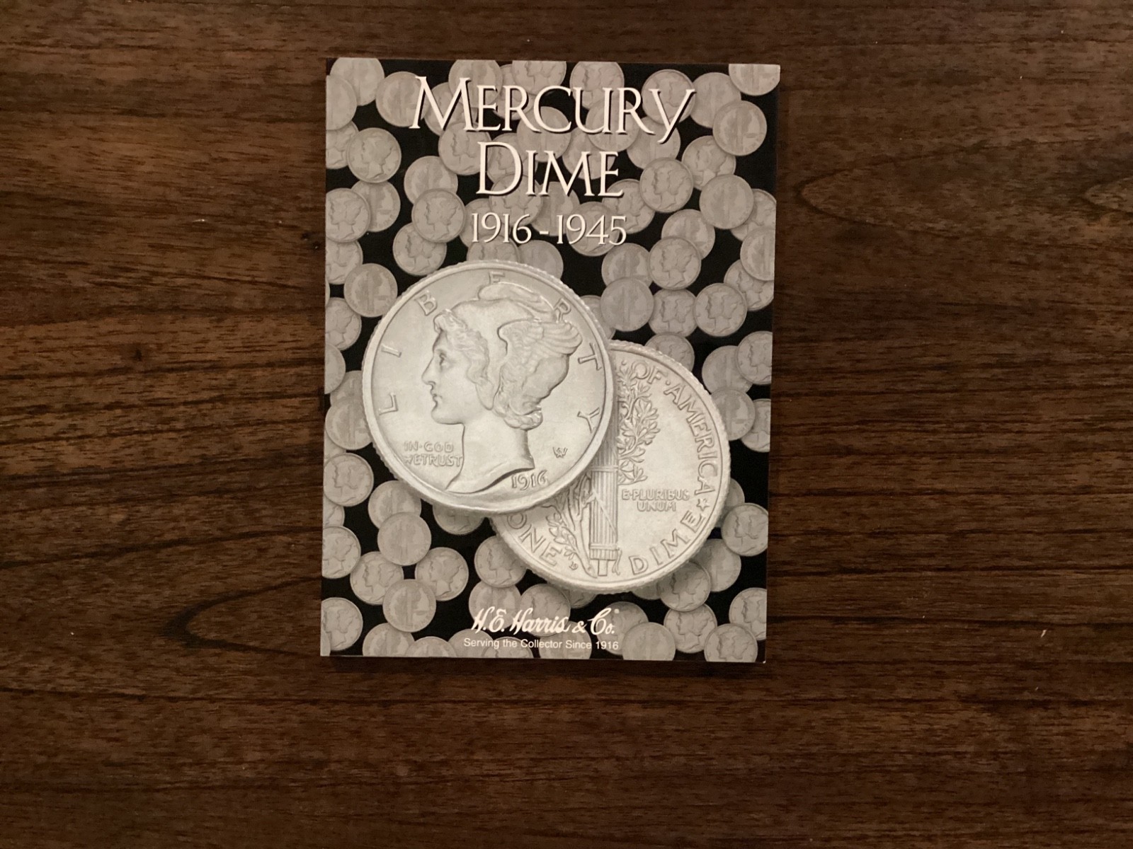H.E. Harris & Co. Mercury Dime Coin Folder 1916-1945