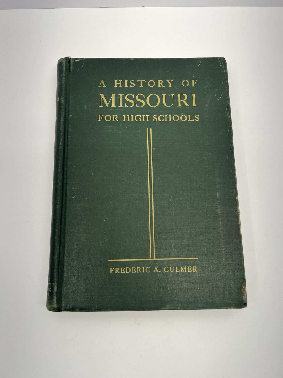 Vintage A History of Missouri For High Schools by Frederic A. Culmer 1950 Green