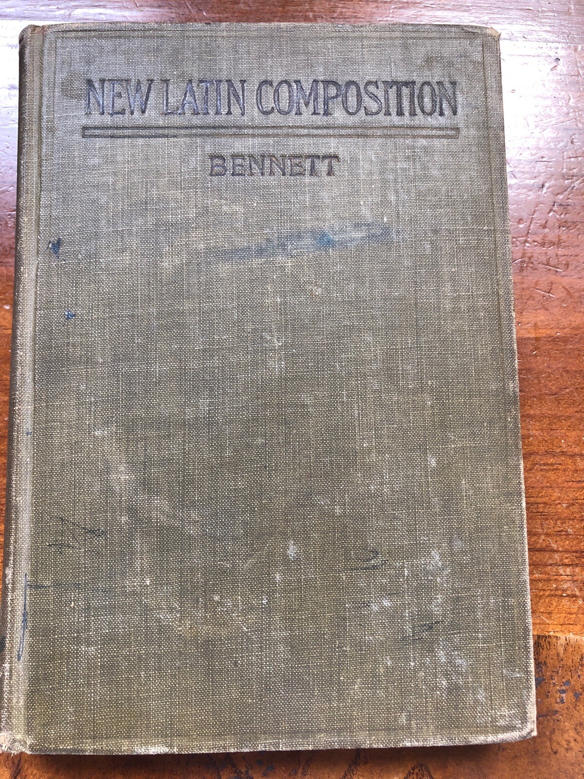 New Latin Composition Charles E. Bennett Copyright 1912 and 1919