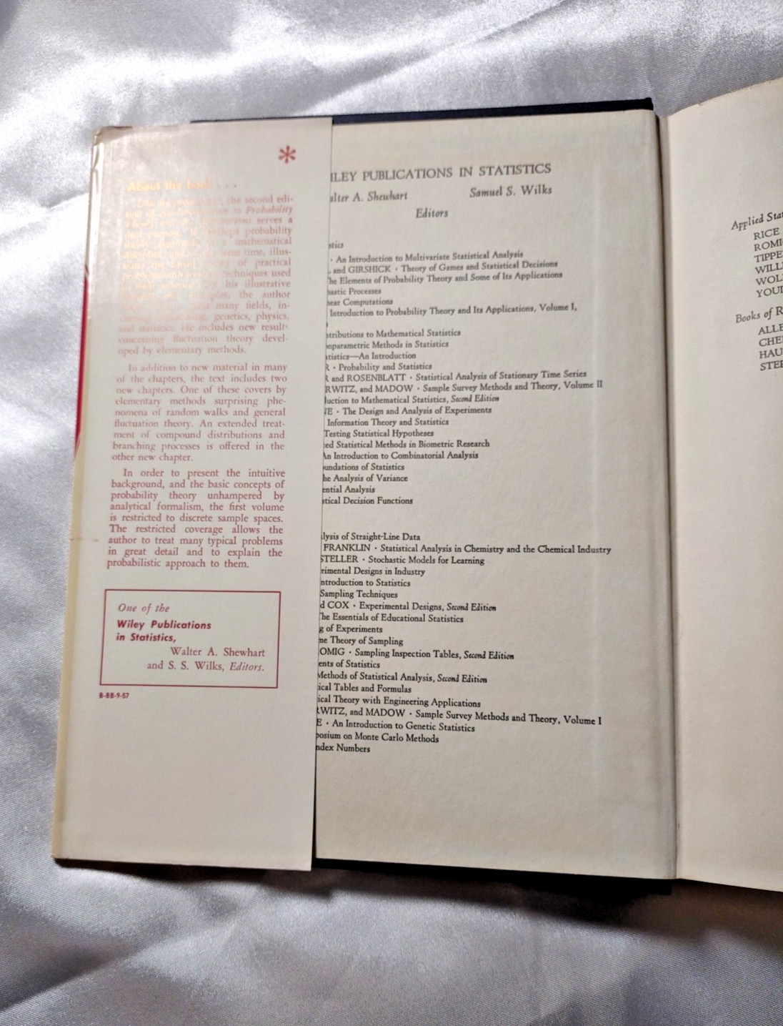 An Introduction To Probability And Its Applications By William Feller Volume I