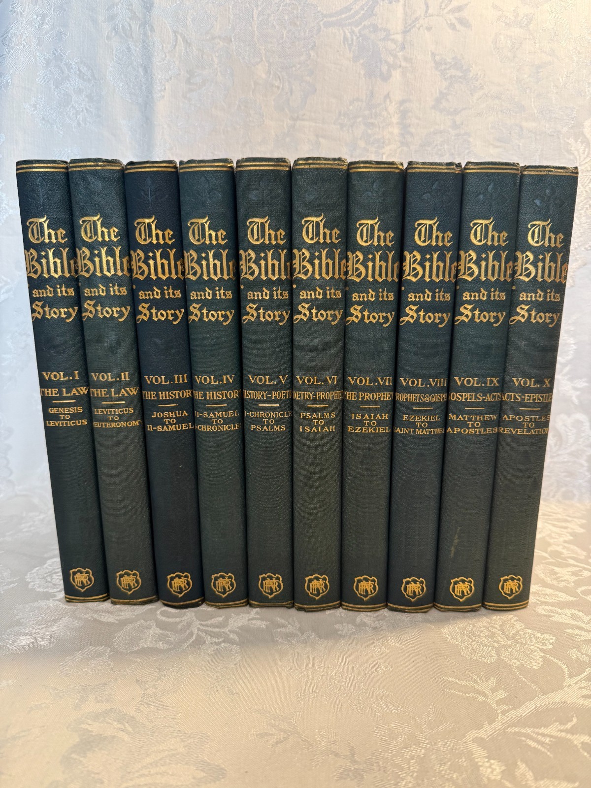 The Bible And It’s Story 1910 Niglutsch 1-10 Volumes Book Illustrated Like New