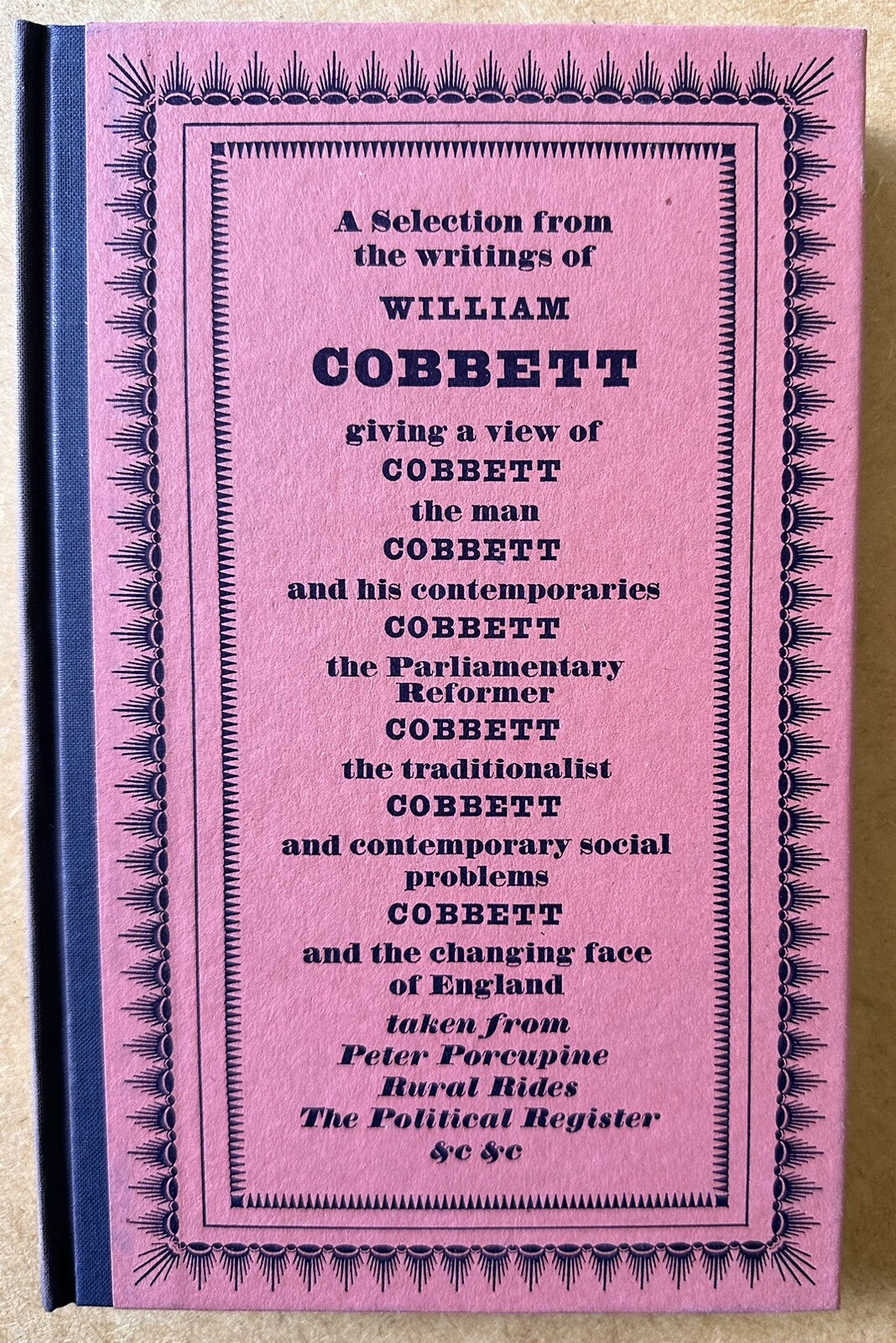 Cobbett’s England, William Corbett. 1968. Folio Society 1st edition w/ slip case