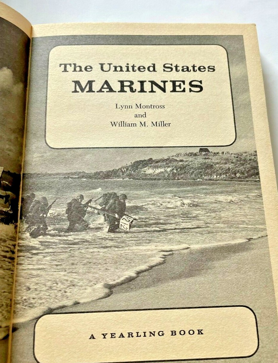1967 The United States Marines Lynn Montross William M. Miller Dell Paperback