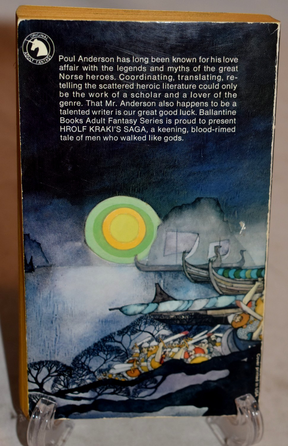 Hrolf Kraki’s Saga by Poul Anderson Vintage Adult Fantasy 1973 First Printing PB