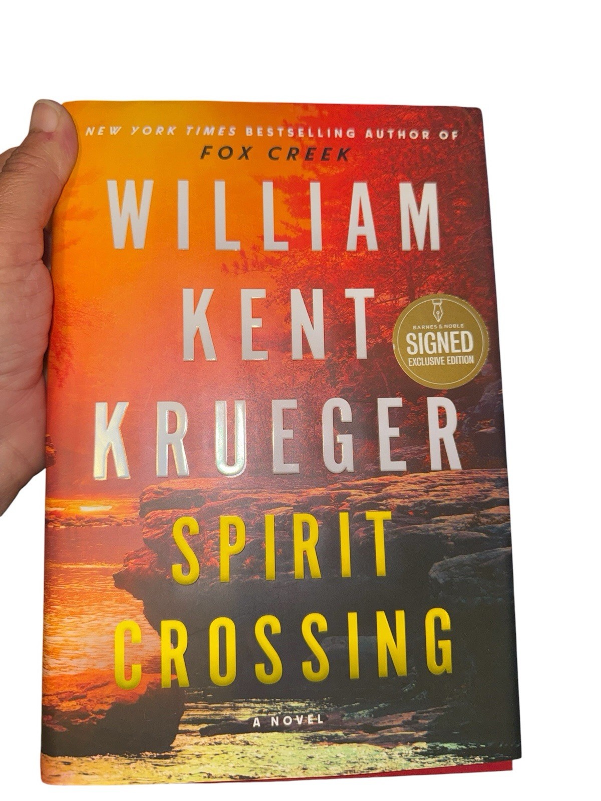 Spirit Crossing William Kent Krueger Signed Barnes & Noble Hardcover 1st/1st