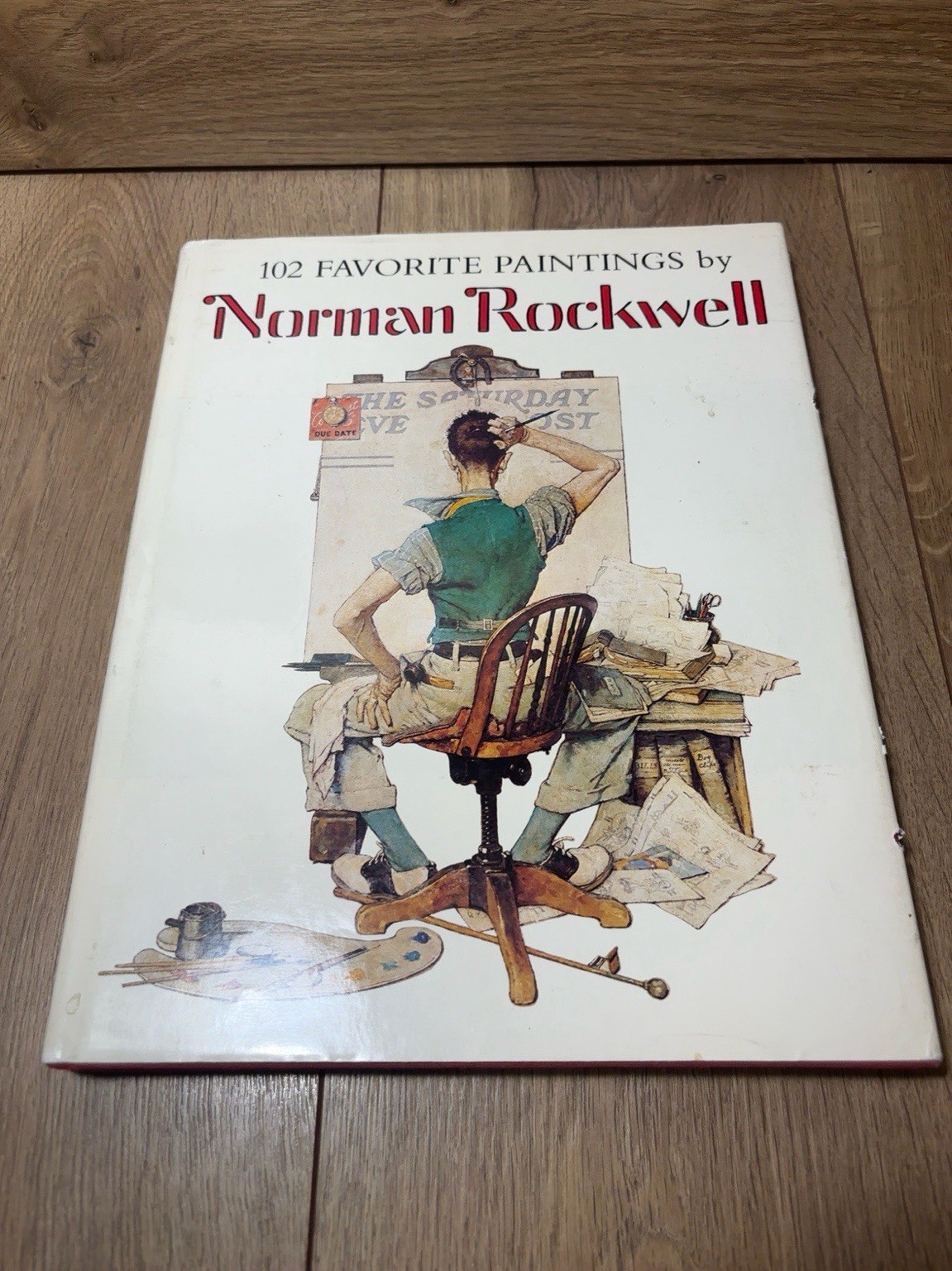102 Favorite Paintings by Norman Rockwell HC DJ 1978 Artabras Crown Art Book