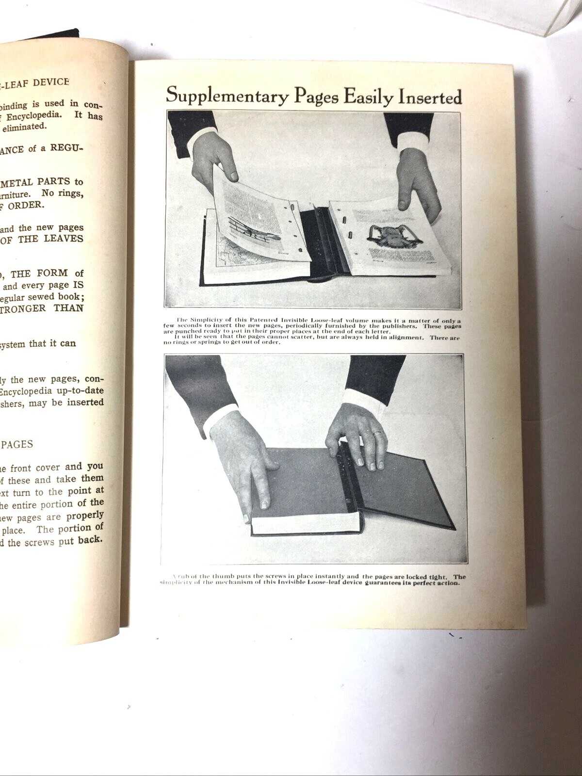 Winston’s Cumulative Loose Leaf Encyclopedia, 1926, Volume 1, Repurpose, Journal