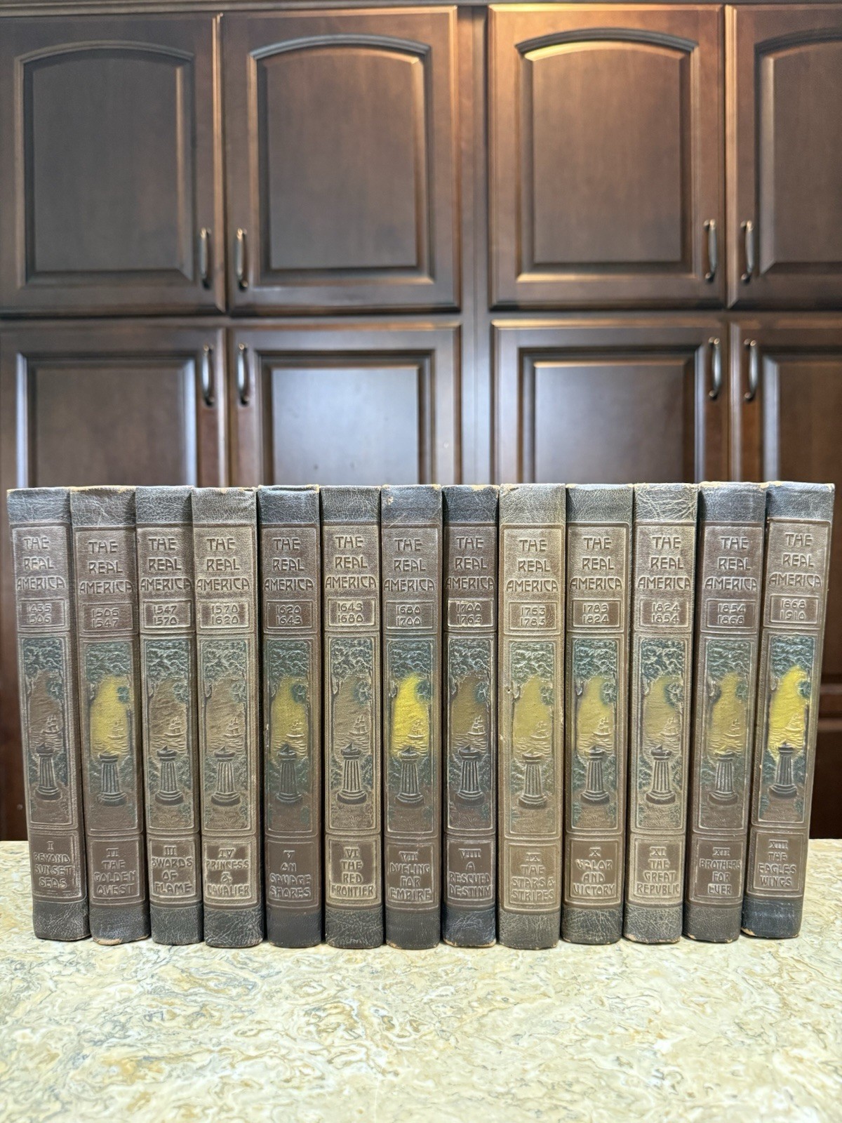 Vintage Antiquarian Volumes 1-13 The Real America In Romance Art Editions 1912