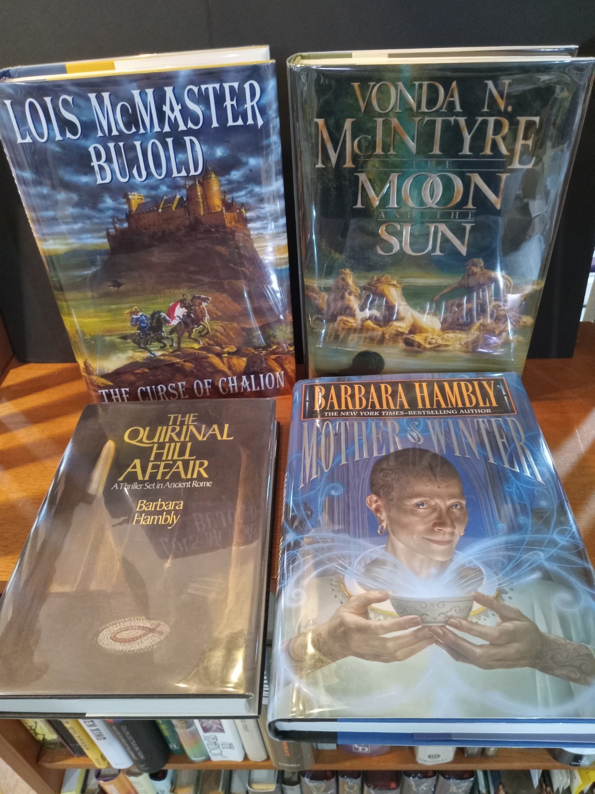 FEMALE AUTHOR COLLECTION-ALL SIGNED ALL FIRST EDITIONS FANTASY & THRILLERS