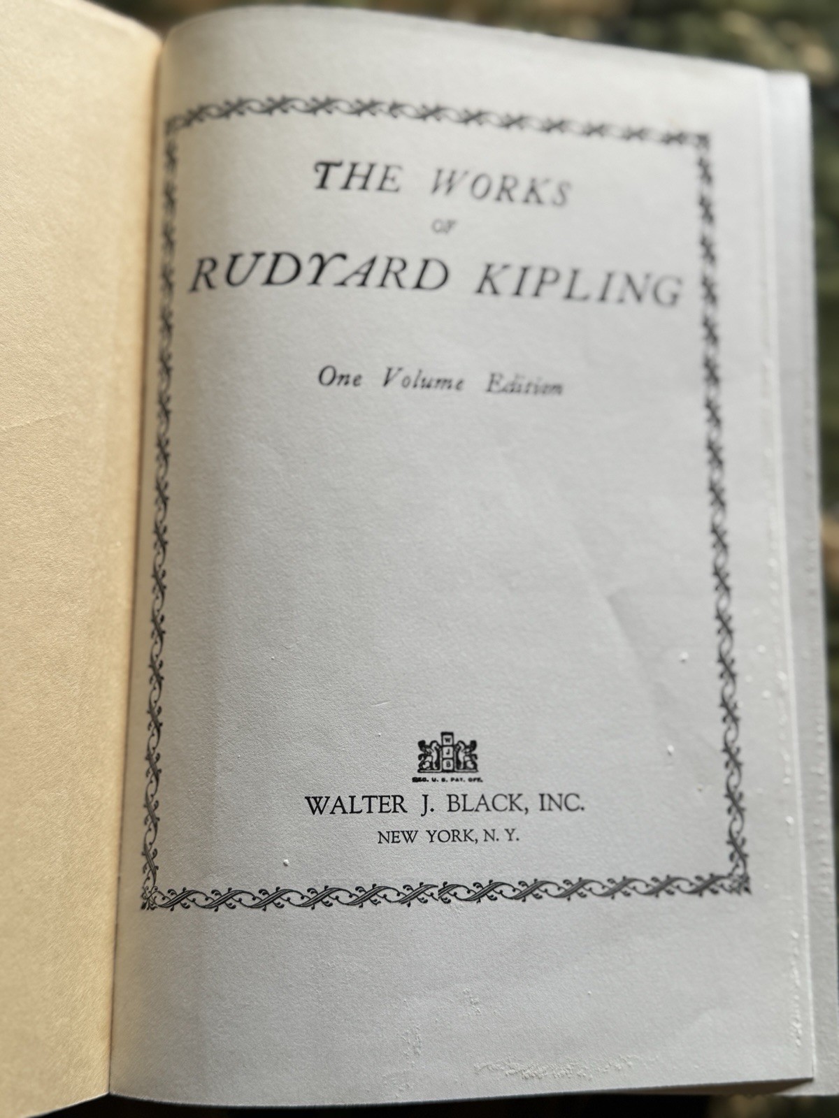 Kipling Collected Works | Walter J. Black | Red Cloth Torch Emboss | VG 1920s