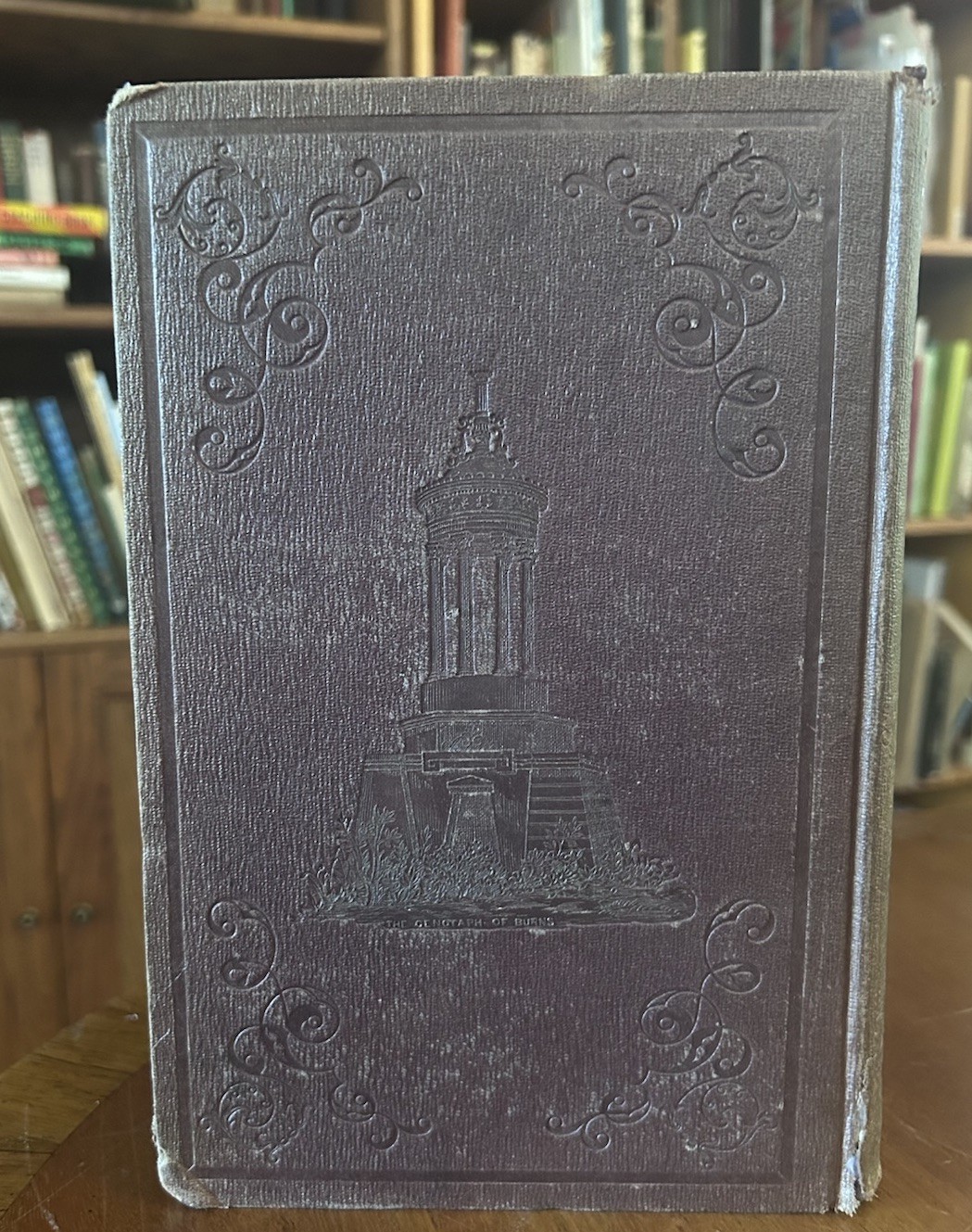 1851 The Complete Works Of Robert Burns Appleton Leather Cunningham VG