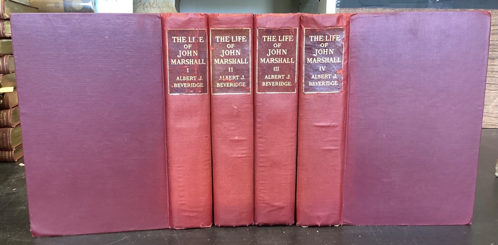 1919 The Life of John Marshall by Albert J. Beveridge, 4 Volumes, Complete