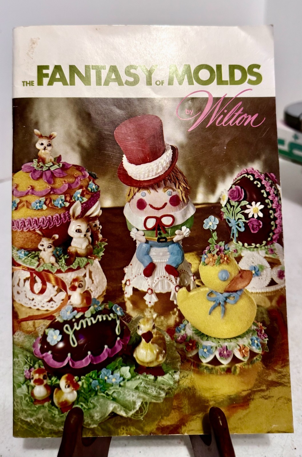 1974 The Fantasy of Molds by Wilton Baking Cake Decorating Vintage Original