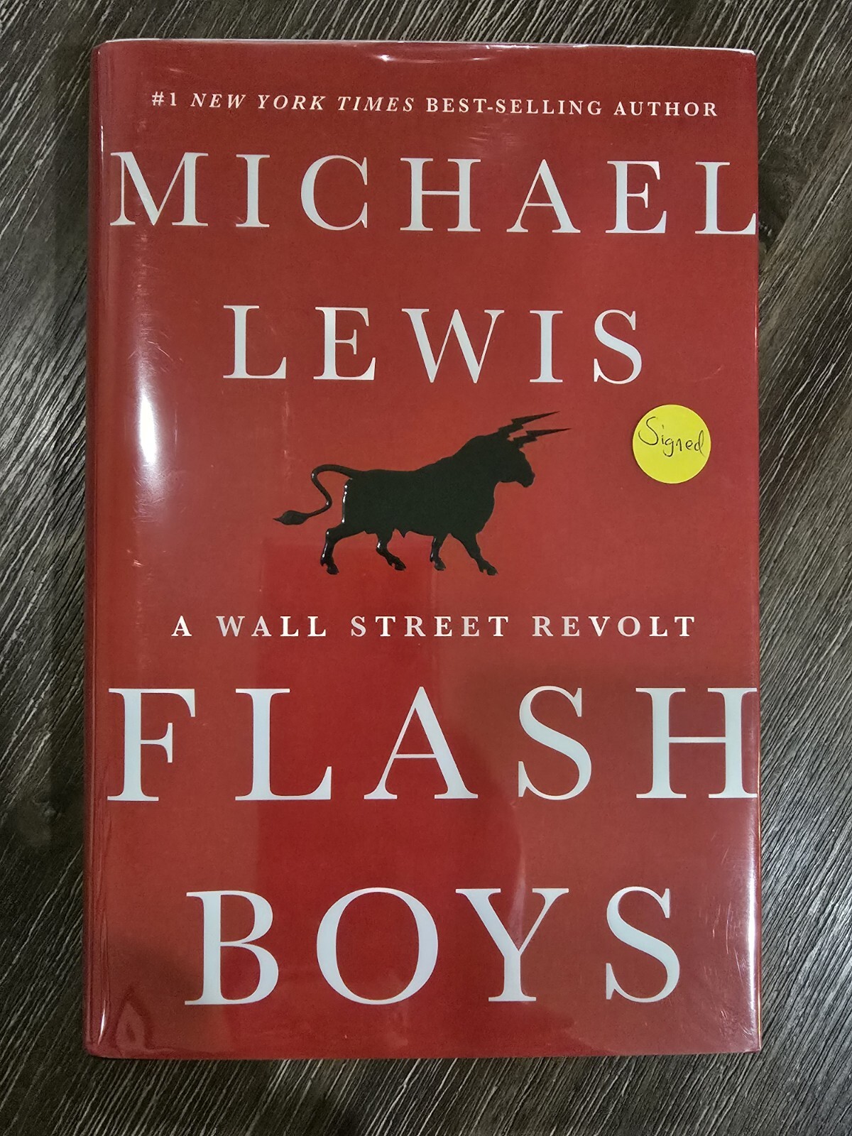 SIGNED~ Flash Boys: A Wall Street Revolt~Michael Lewis~1st Ed~2nd Printing, HCDJ