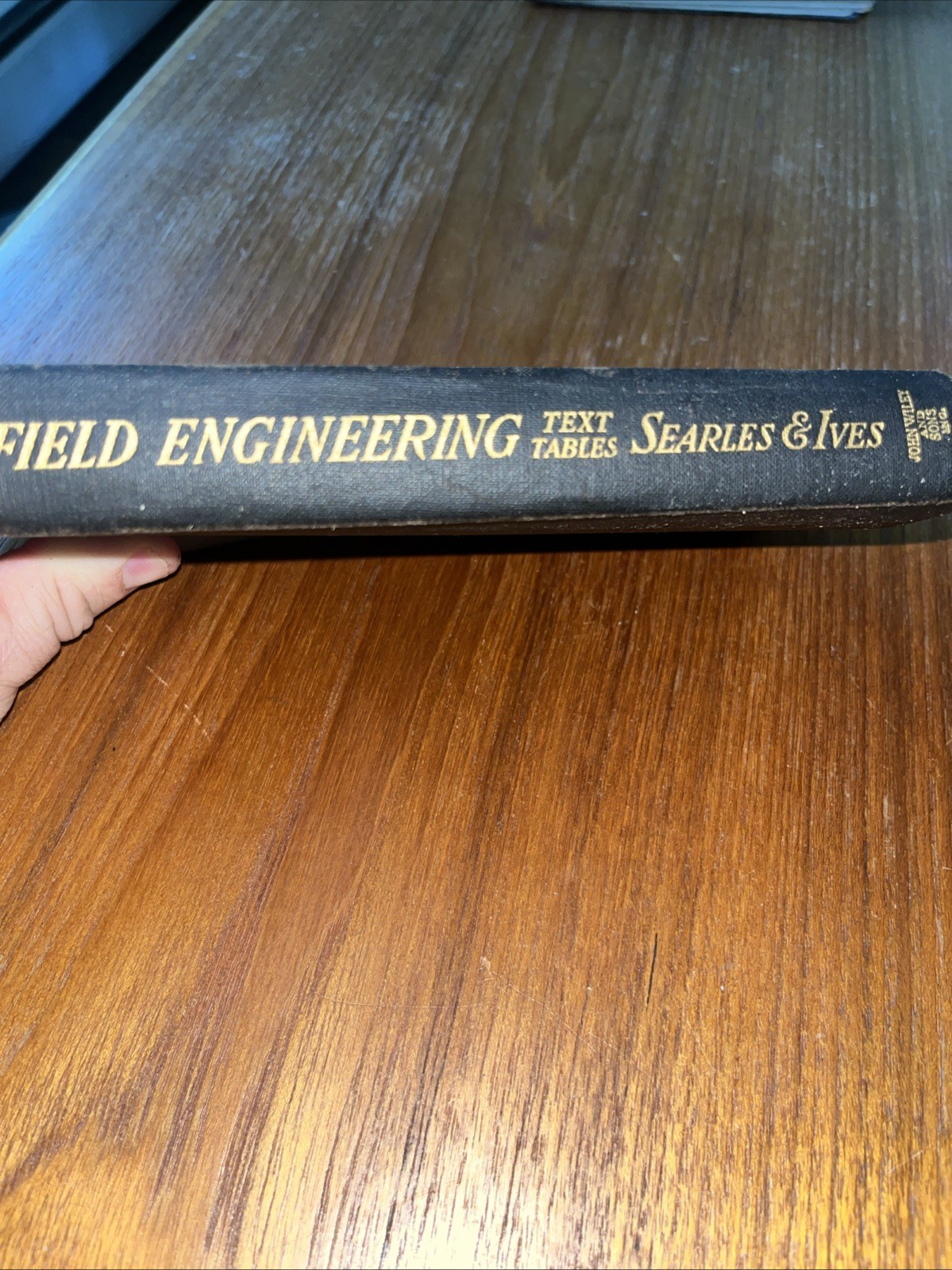 Field Engineering Text Tables Searles Ives John Wiley. Volume 1 1915
