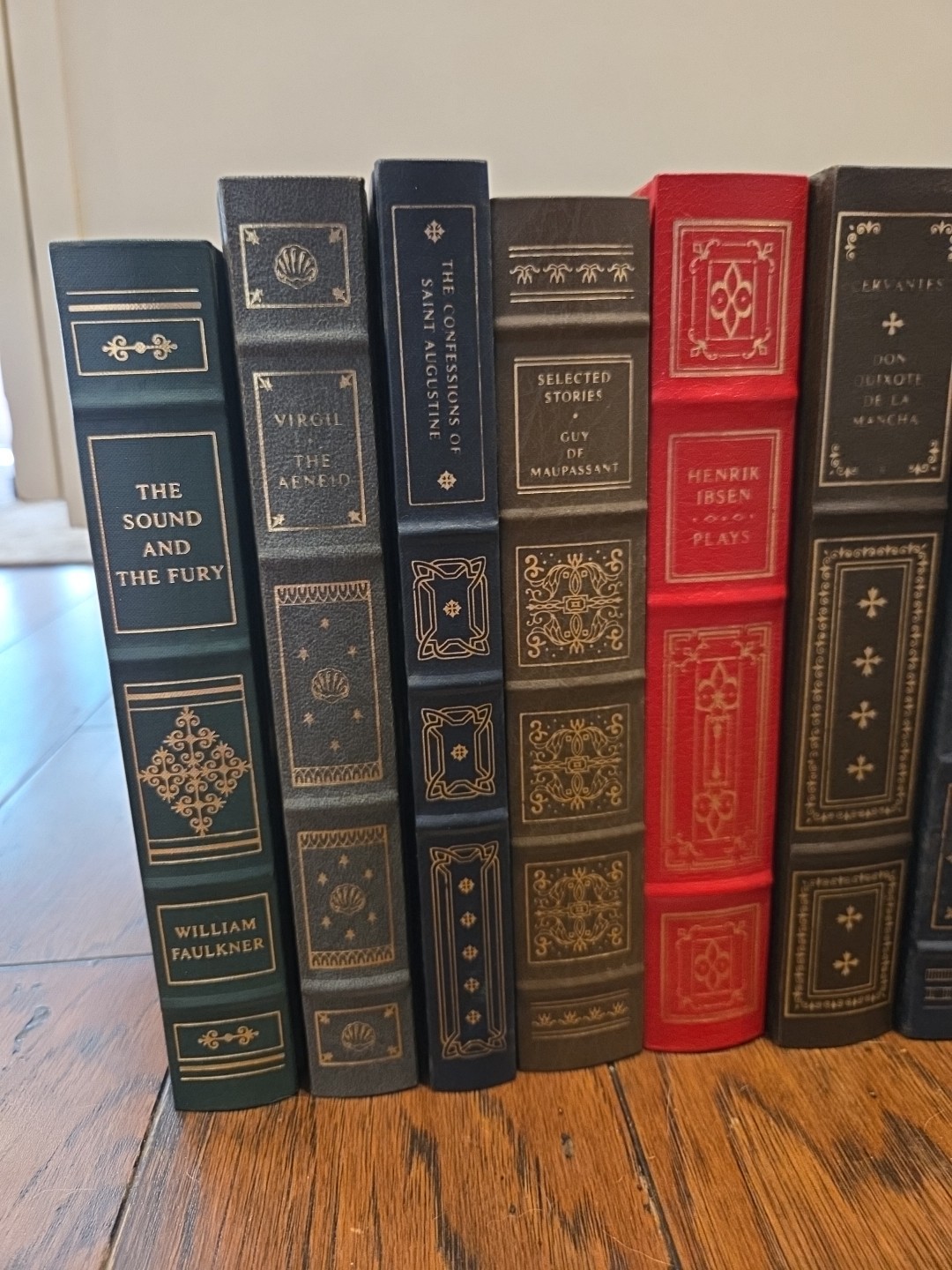 LOT 16 FRANKLIN LIBRARY LEATHER BOUND BOOKS COLLECTION LOT, GOLD GILDED, 70s-80s