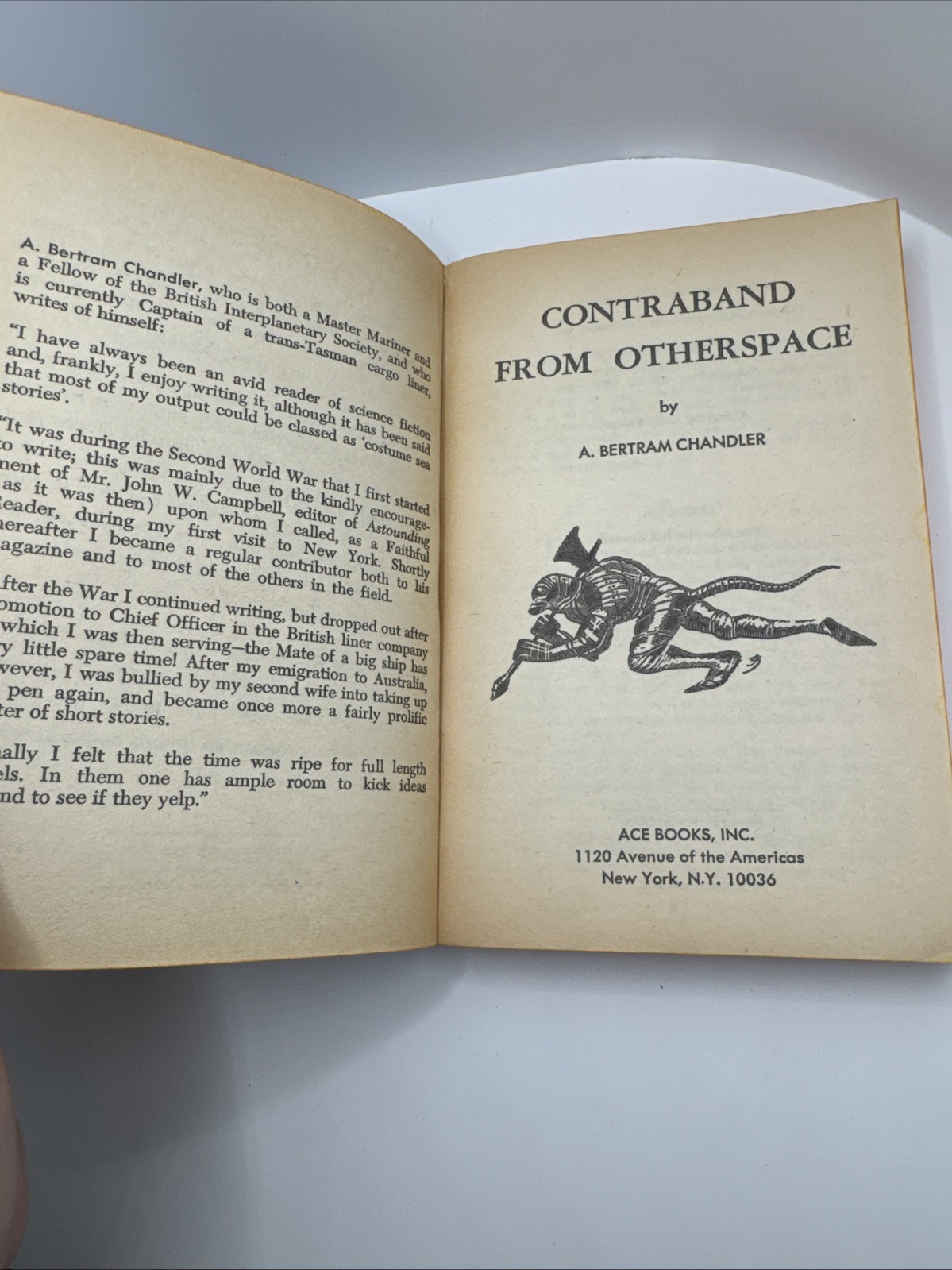 A. Bertram Chandler Contraband From Otherspace Philip E. High Reality Forbidden