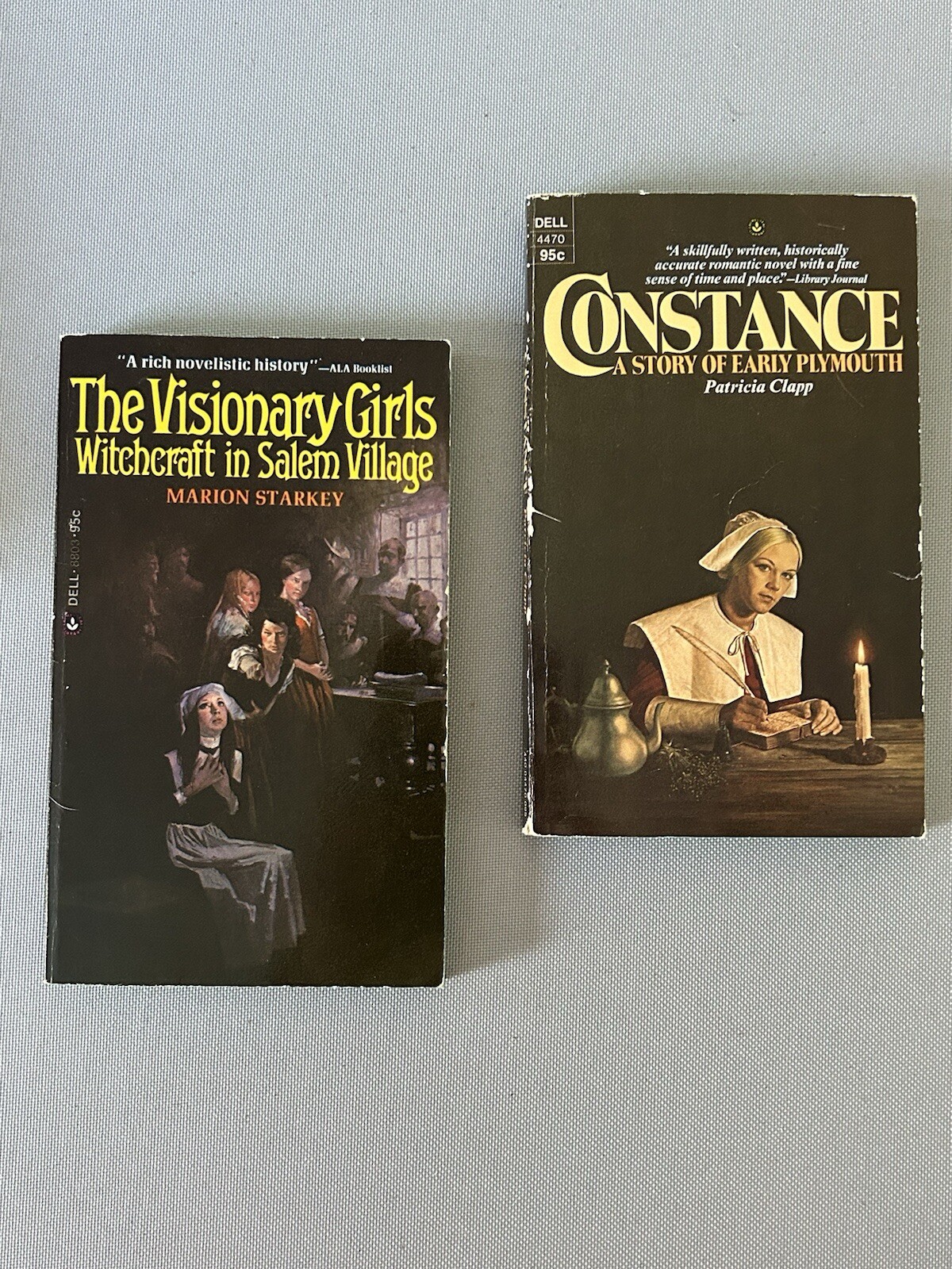 Vintage 1975 Dell Paperback Books Visionary Girls Constance Set of 2