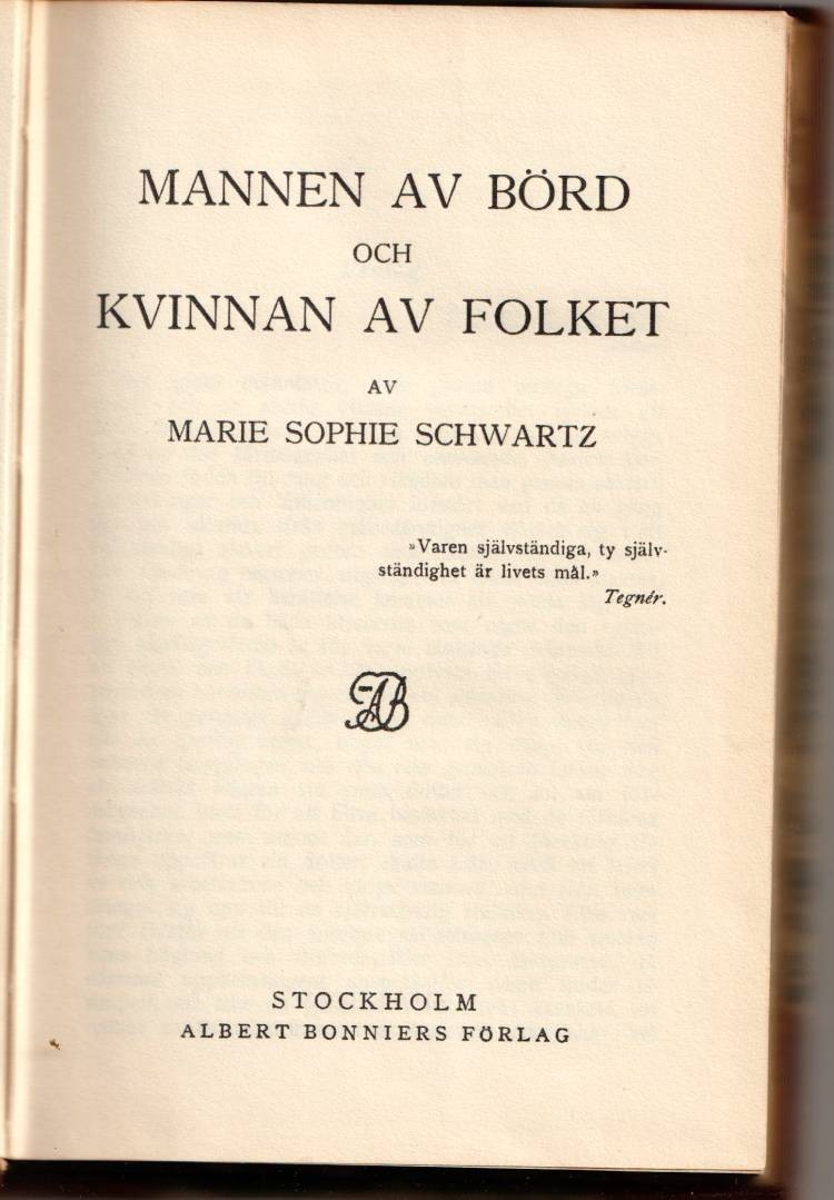 Four Old Swedish Classic Hardcover Books Published 1913-1928