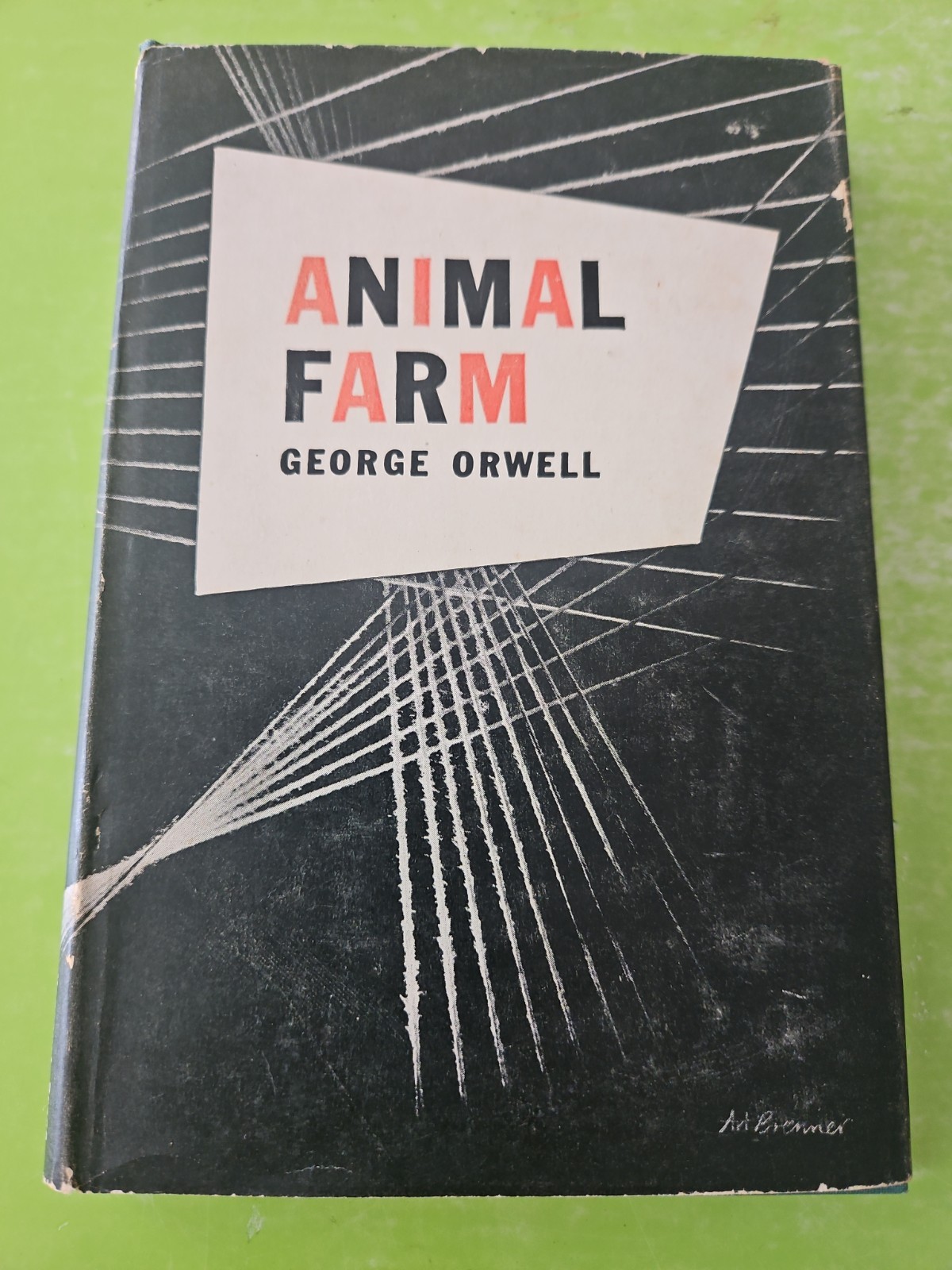 Animal Farm George Orwell 1946 HC Dust Jacket BOMC 1st ed 2nd printing Scranton