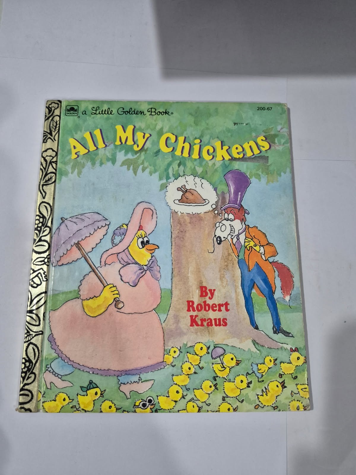 VG 1993 HC Little Golden Book Early Edition All My Chickens Robert Kraus SP4