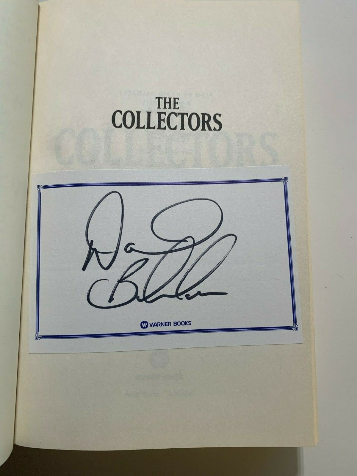 David Baldacci | The Collectors| signed HB | 1st edition w DJ [signed bookplate]