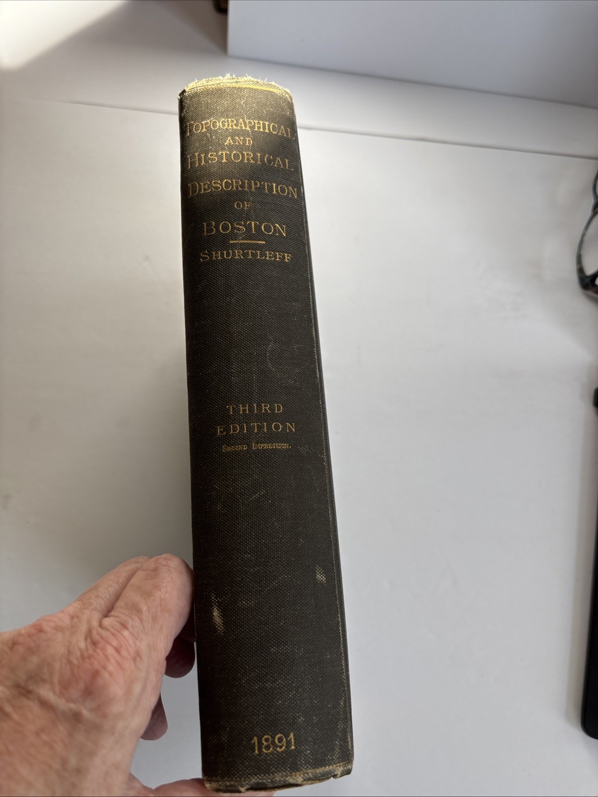 Topographical And Historical Description Of Boston 3rd Edition 1891