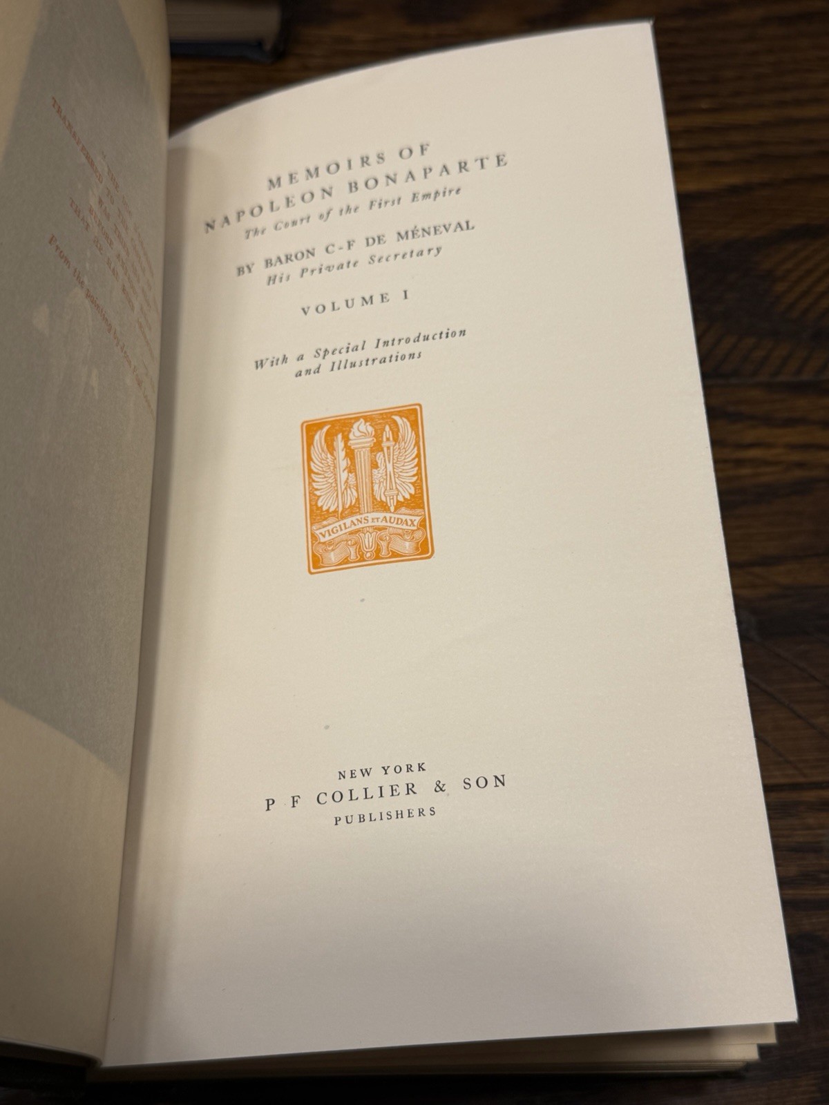 Memoirs of Napoleon Bonaparte Courts of Europe Vol 1-3 1910 P.F. Collier HC Set