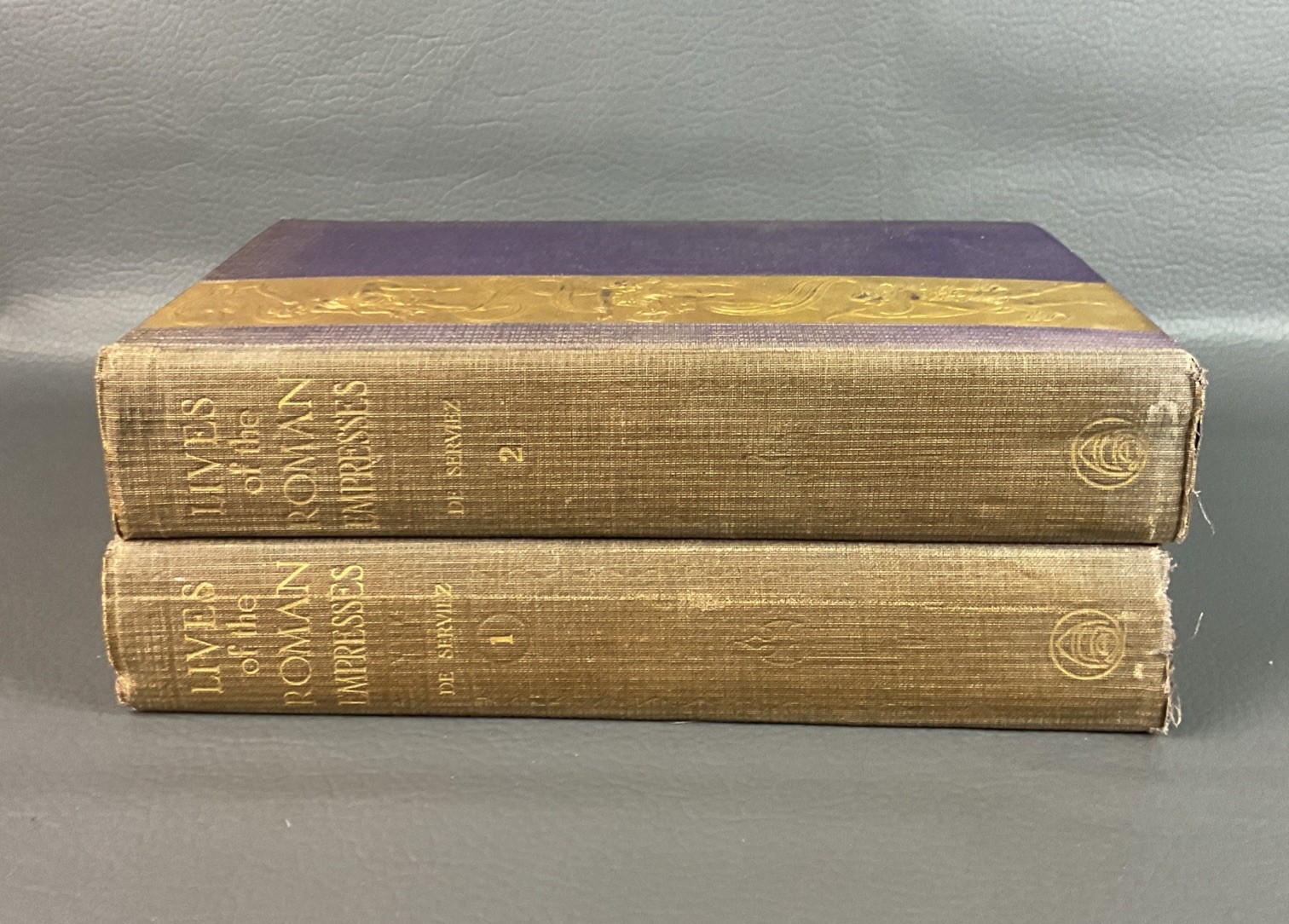 The ROMAN EMPRESSES History DE SERVIEZ Rome Volume One And Two First edition