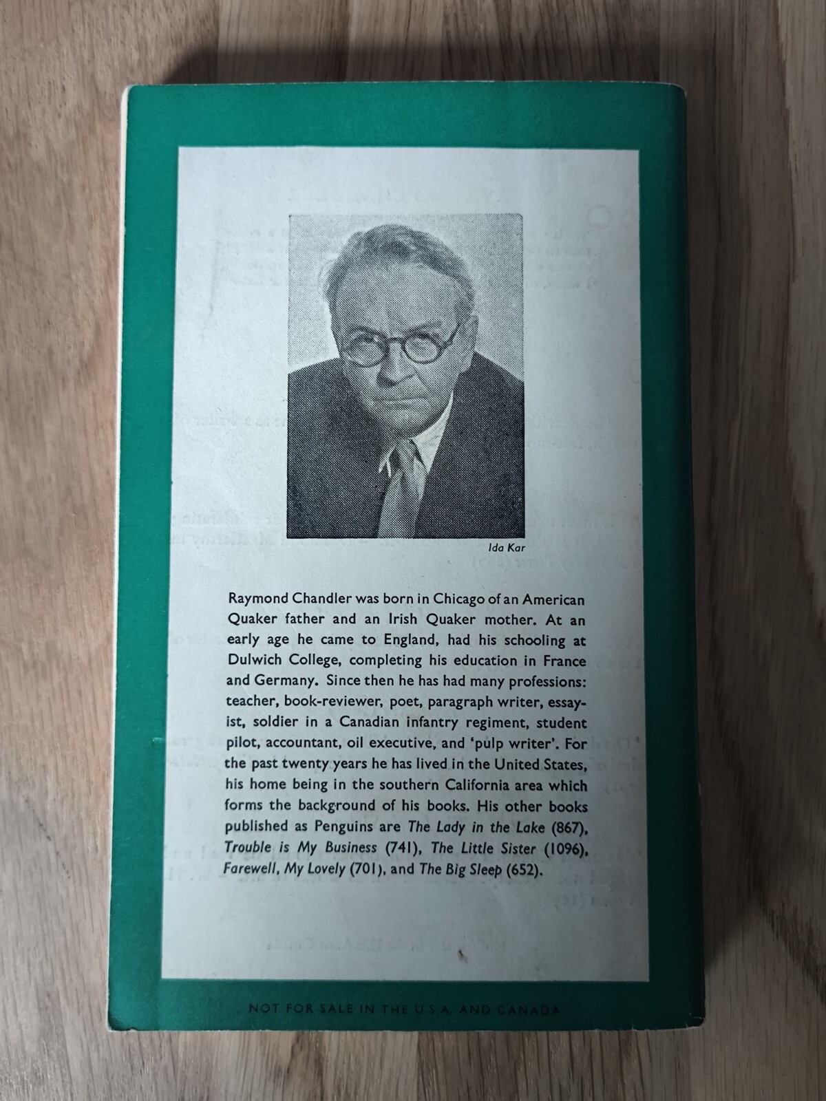 The High Window by Raymond Chandler 1956 Penguin Books