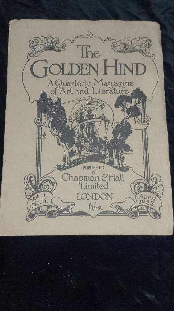 The Golden Hind Vol. 1 No. 3 Austin Osman Spare Clifford Bax Aldous Huxley 1923