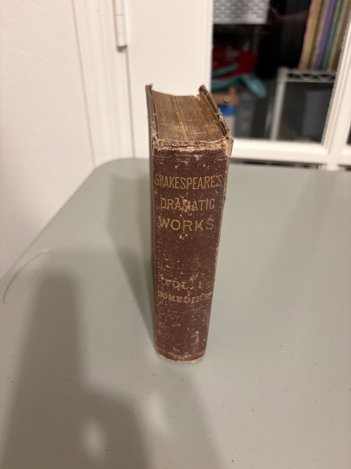 1881 Shakespeare’s Dramatic Works Vol. I – Comedies – Antique Leather