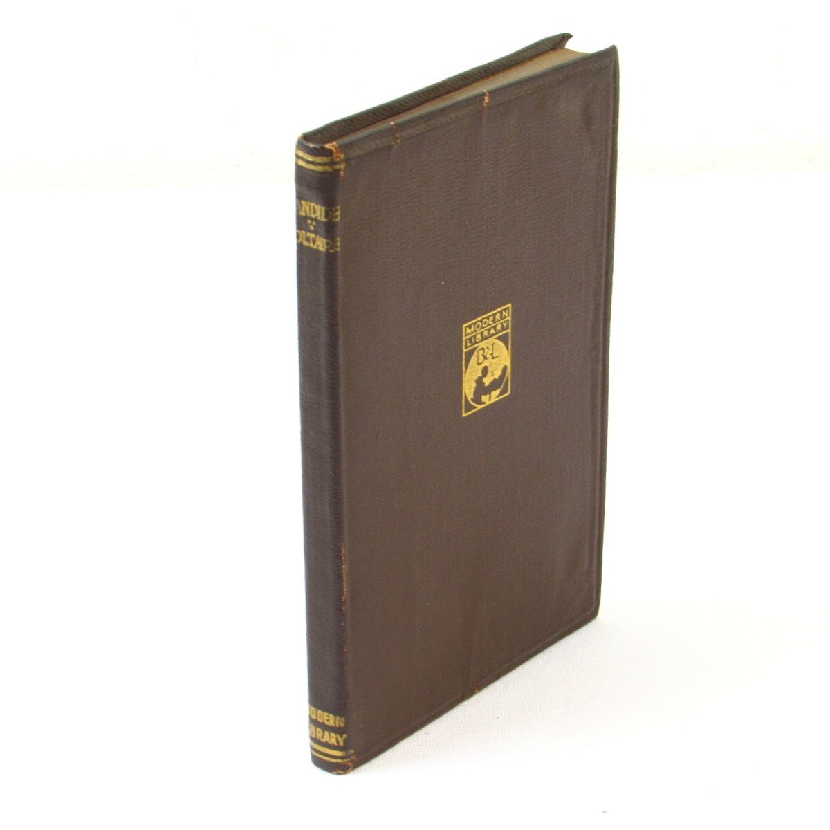 Candide Voltaire 1918 Modern Library Faux Leather Limp Boni & Liveright