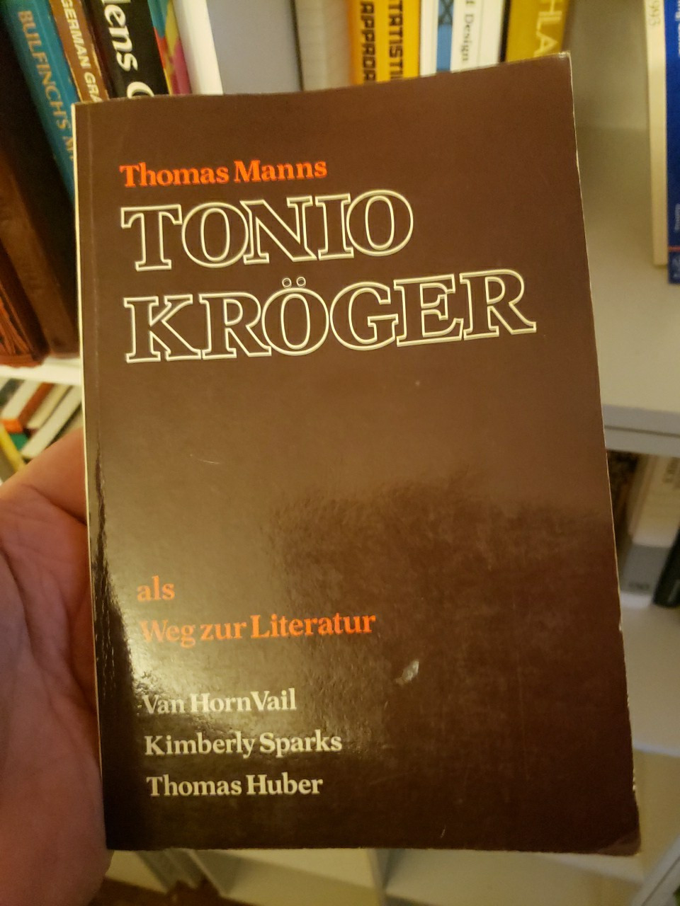 Tonio Kröger Novel by Thomas Mann 1974