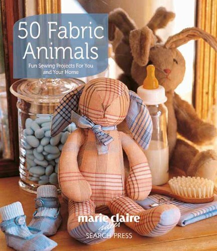 50 Fabric Animals by Idees New 9781844487707 Fast Free Shipping..
