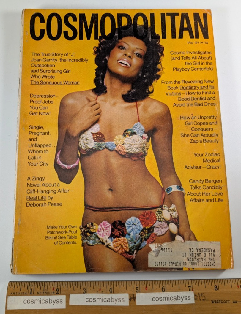 Andy Warhol girls Candice Bergen Jane Hoffman 1971 Cosmopolitan magazine