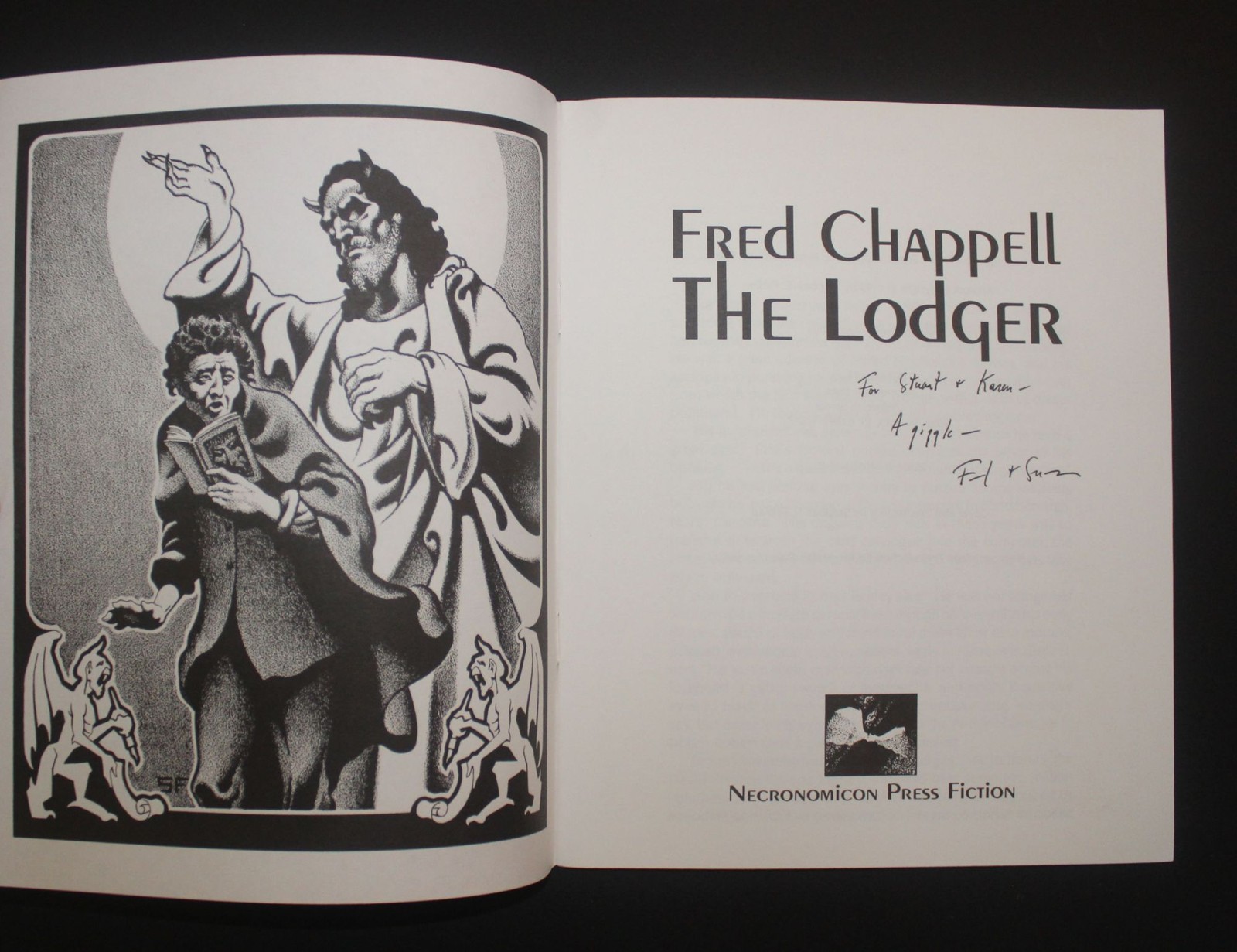Fred | Chappell, Stephen E Fabian / Lodger Signed 1st Edition 1993
