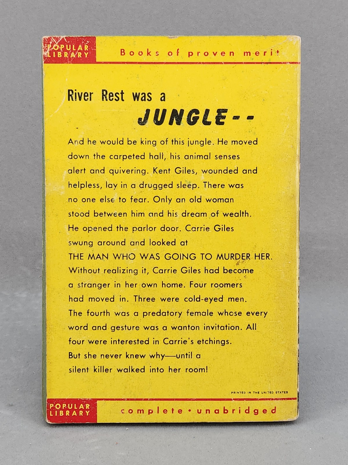 Never Walk Alone by Rufus King – Paperback – 1951 Popular Library