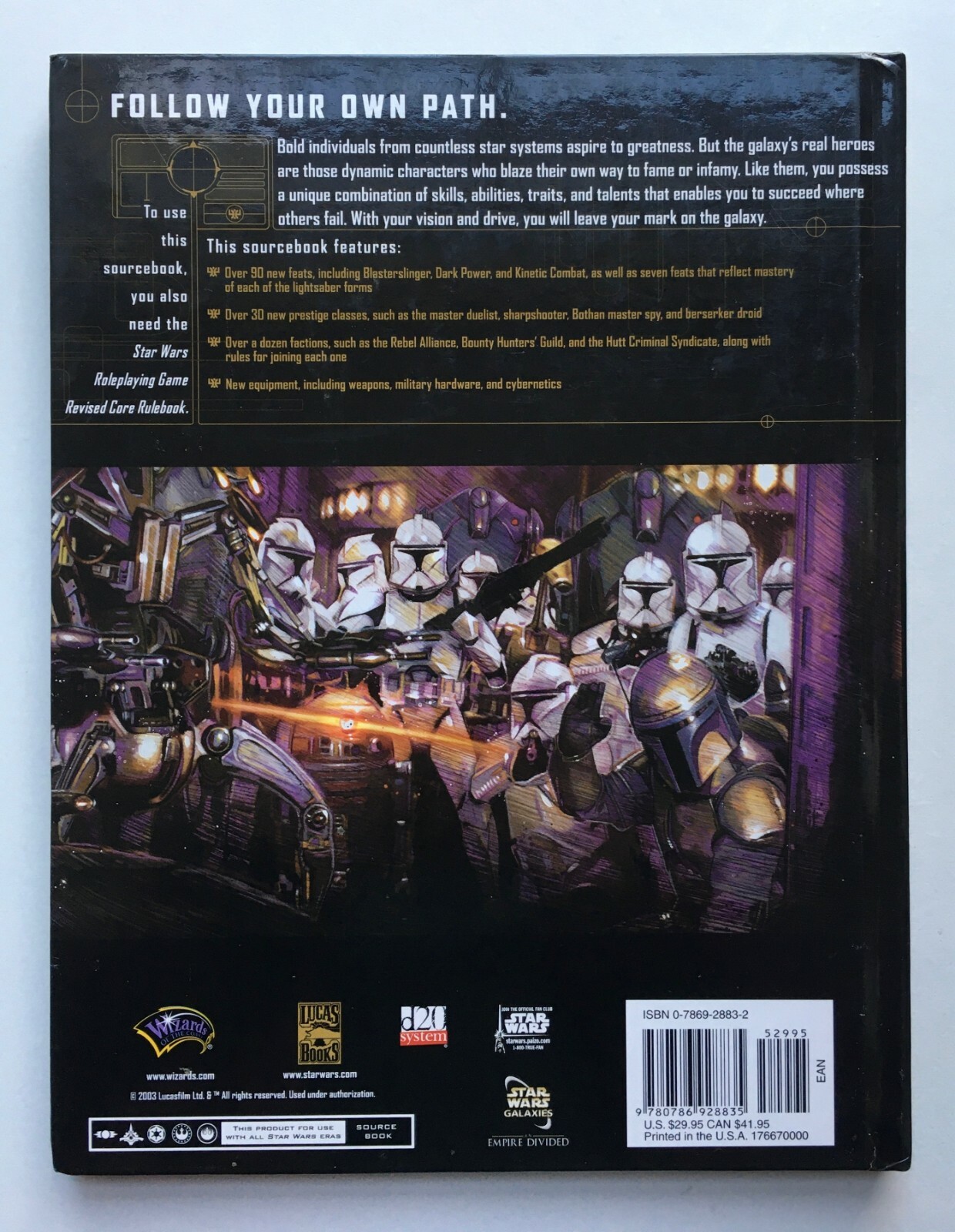 Hero’s Guide – Star Wars Roleplaying Game – d20 WotC HC