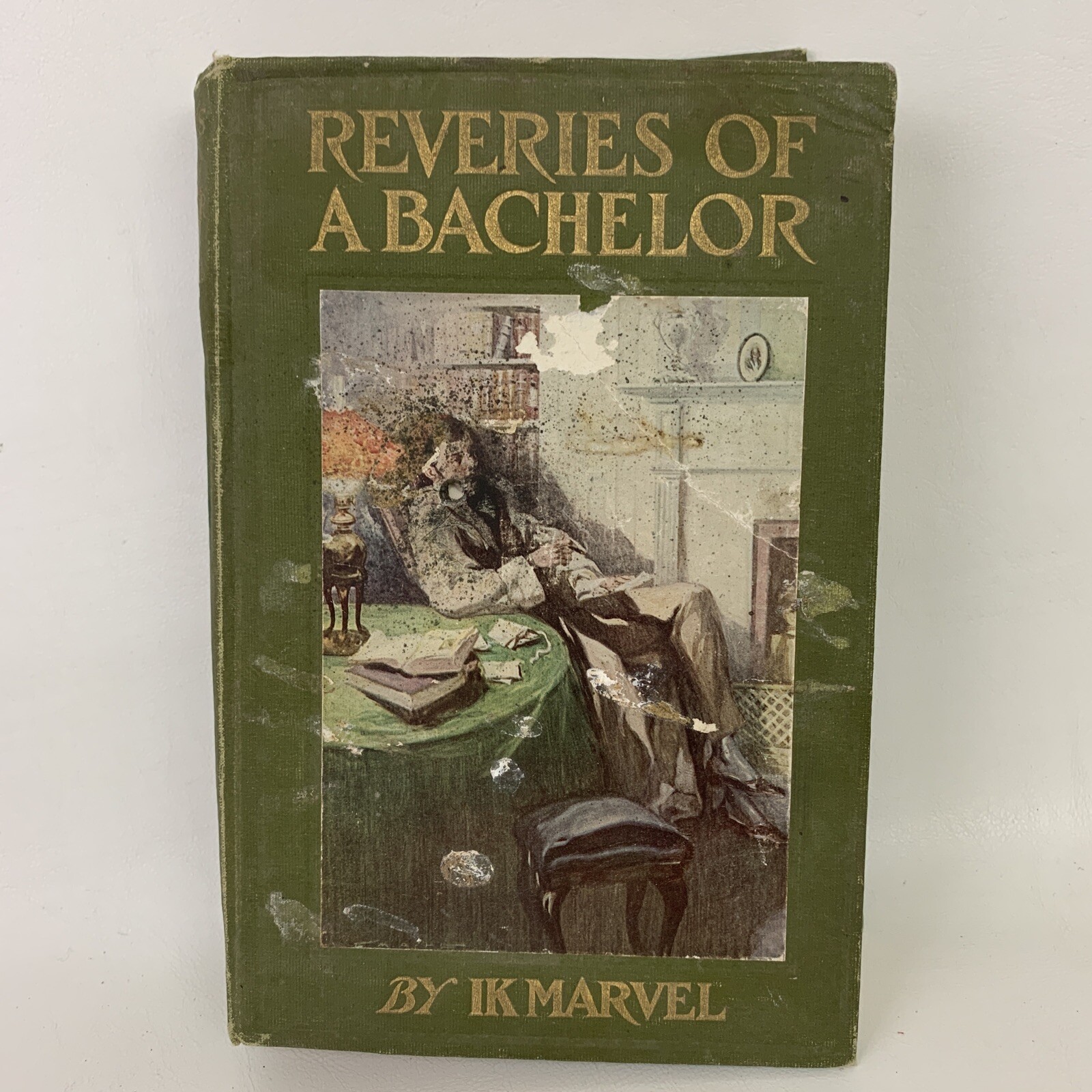 Reveries Of A Bachelor Hardcover Book 1906 Loose Pages By Ik Marvel…..