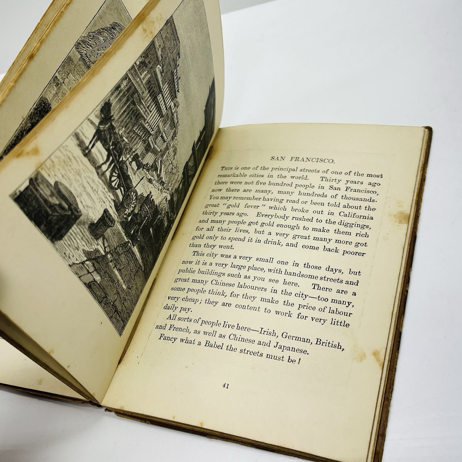Pet’s Posy of Pictures & Stories 1800’s Antique Victorian Children’s Book HC