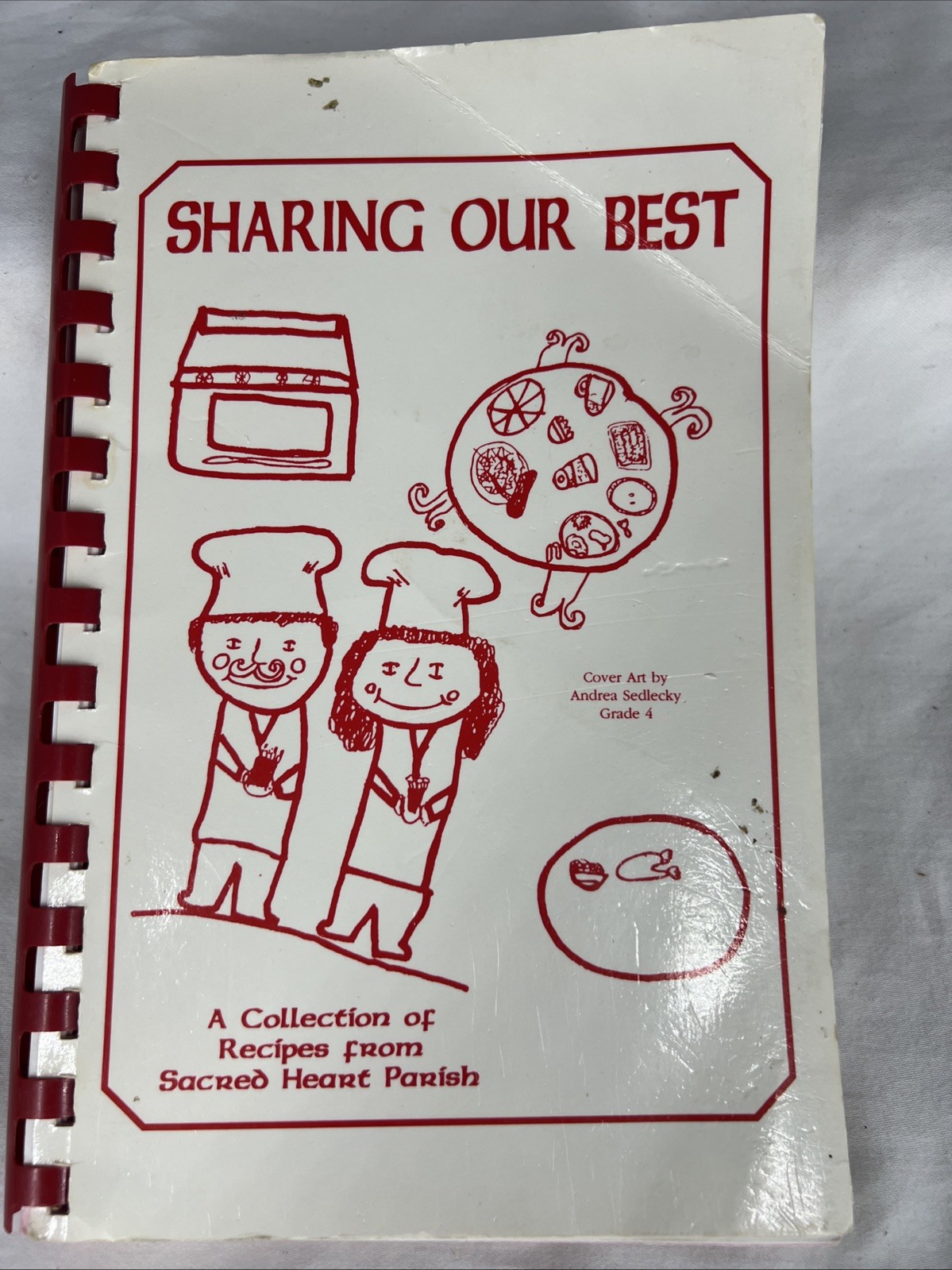 Cookbook Scared Heart Parish Grand Rapids Michigan 1995 Spiral Binding Book