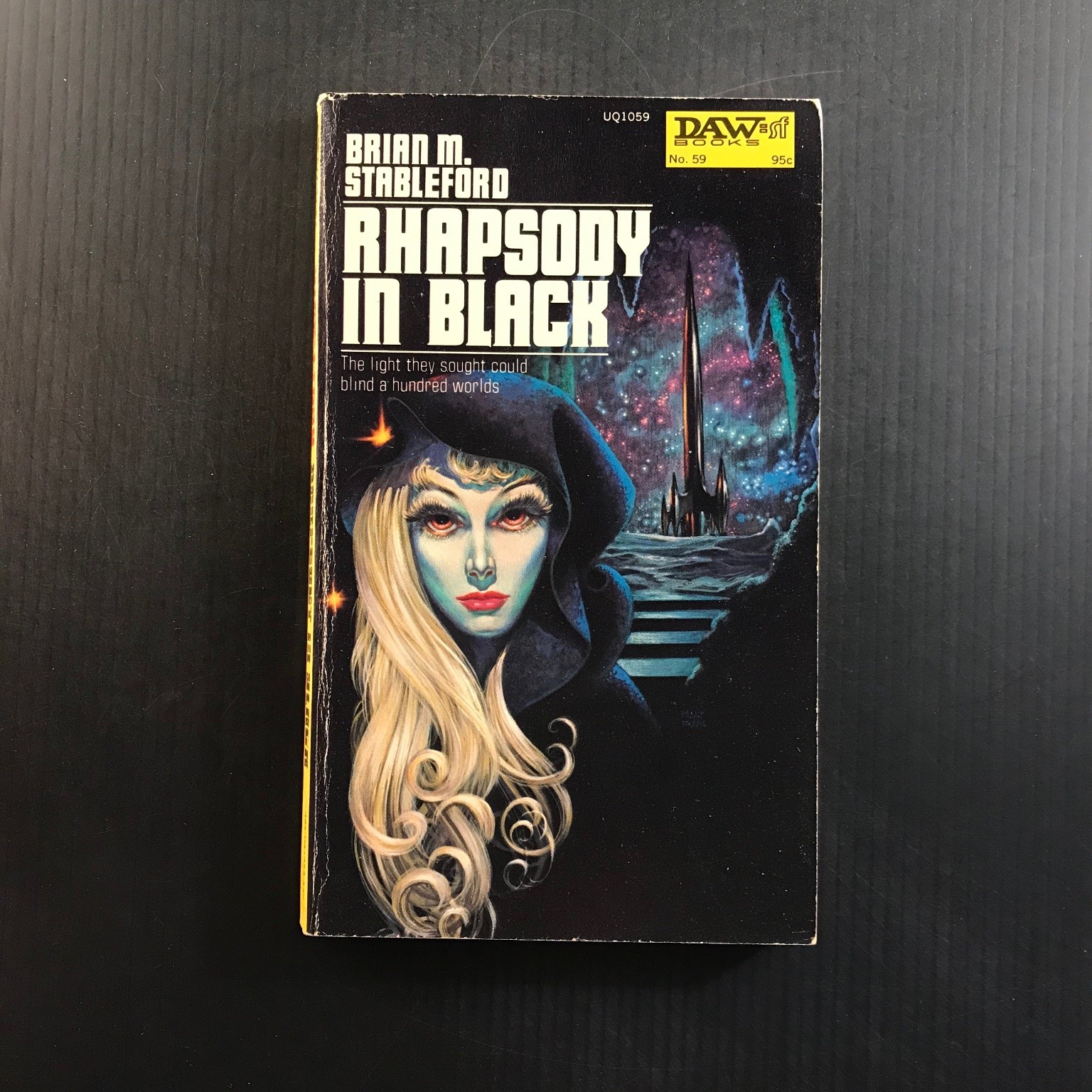 Rhapsody in Black Brian M. Stableford 1973 DAW Books First Printing Sci-Fi