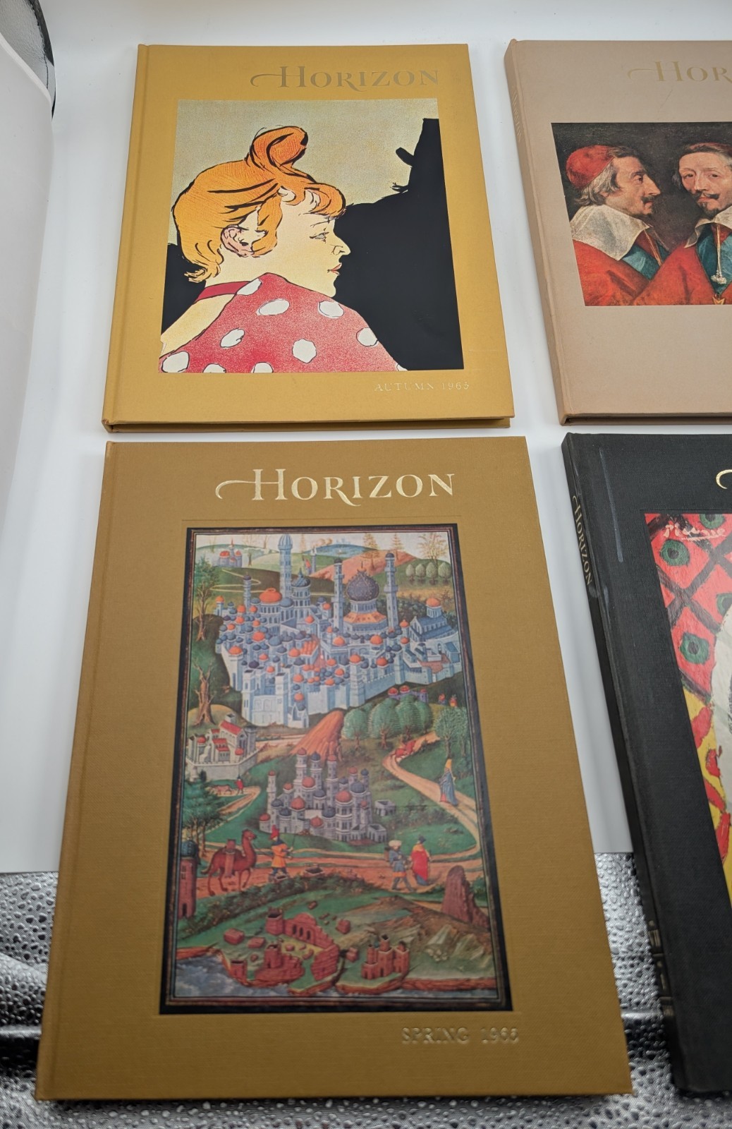 Horizon Magazine of the Arts – Lot of 4 Books by Year 1965 Complete – Vol. VII