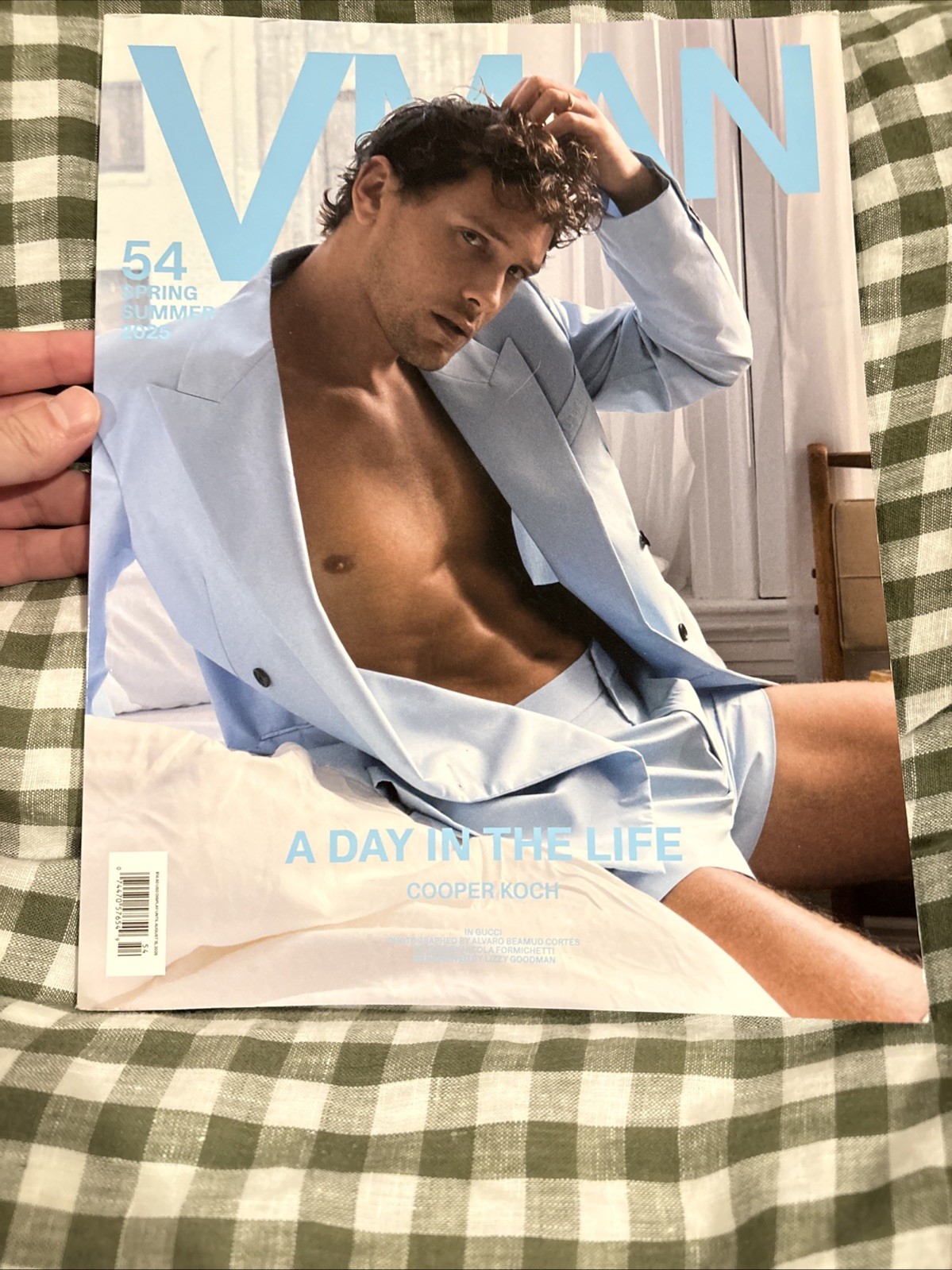 V MAN MAGAZINE-SPRING/SUMMER 2025-ISSUE 54-COOPER KOCH-Brand New