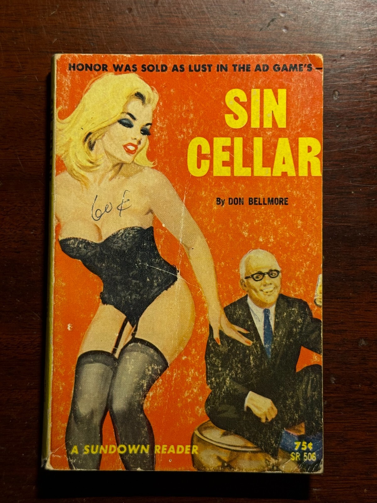 Sin Cellar Don Bellmore Sundown Reade r1964 1960s Vtg Greenleaf PB BK