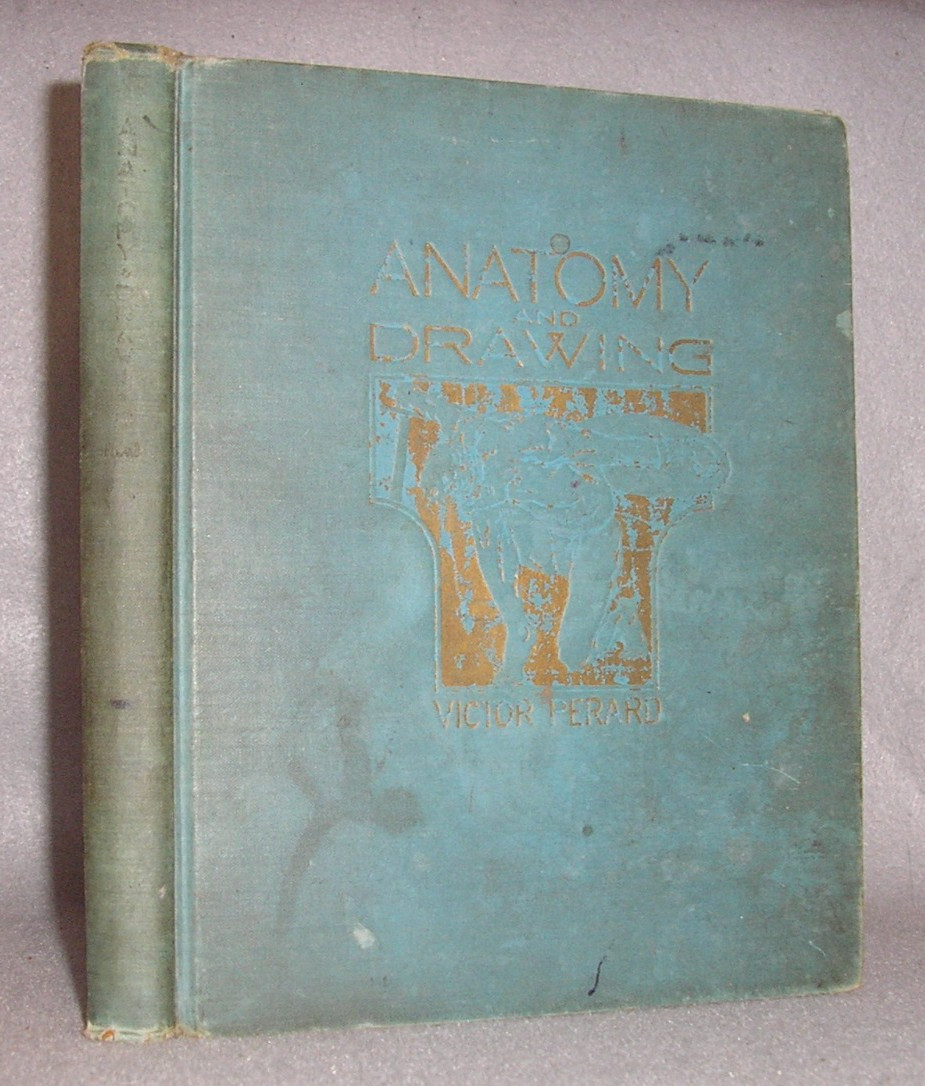 Antique Drawing Technique Book Human Art Anatomy for Artists Victor Perard 1929