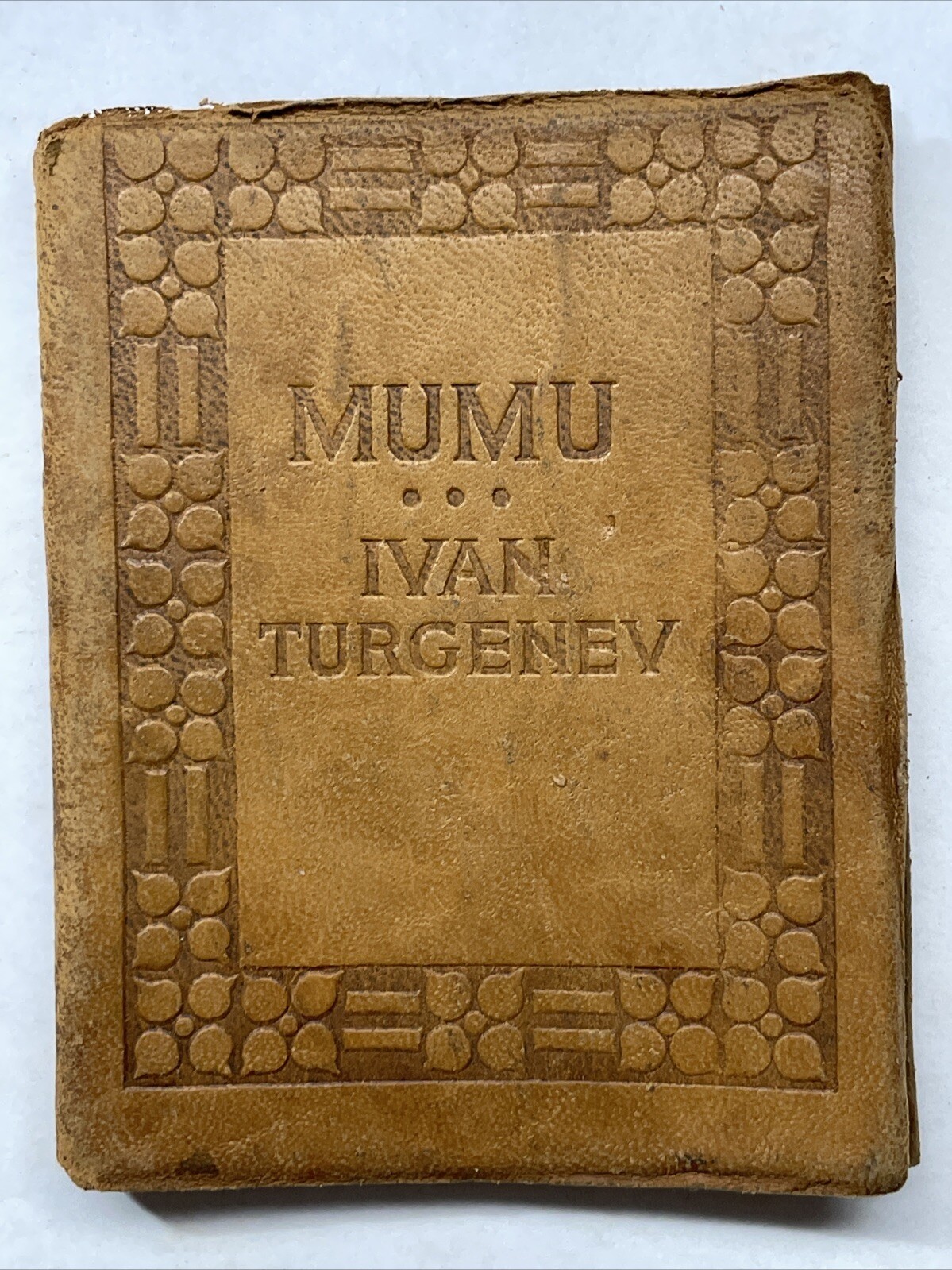 Little Leather Library MUMU by IVAN TURGENEV Real Leather See Description